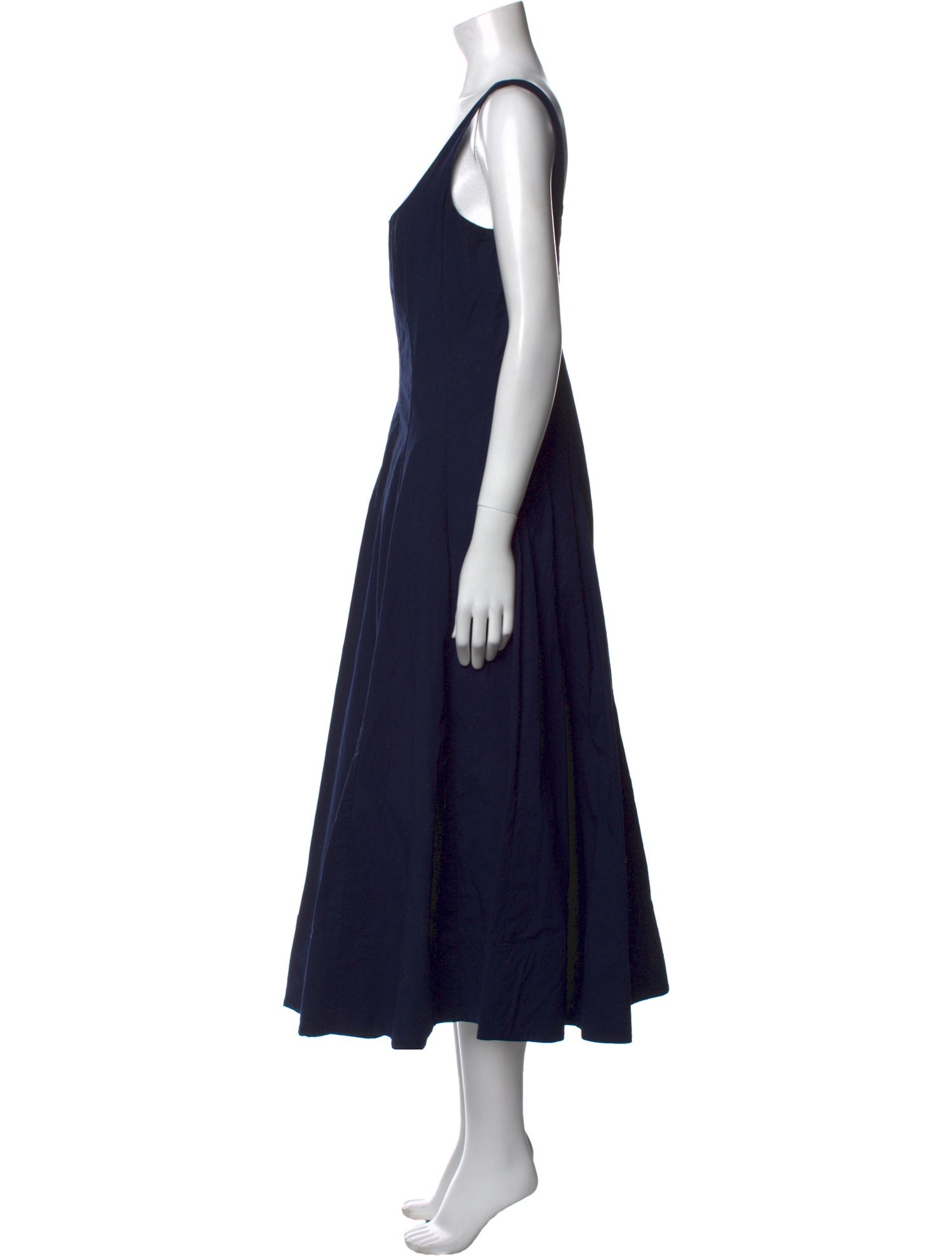 Staud Square Neckline Long Dress