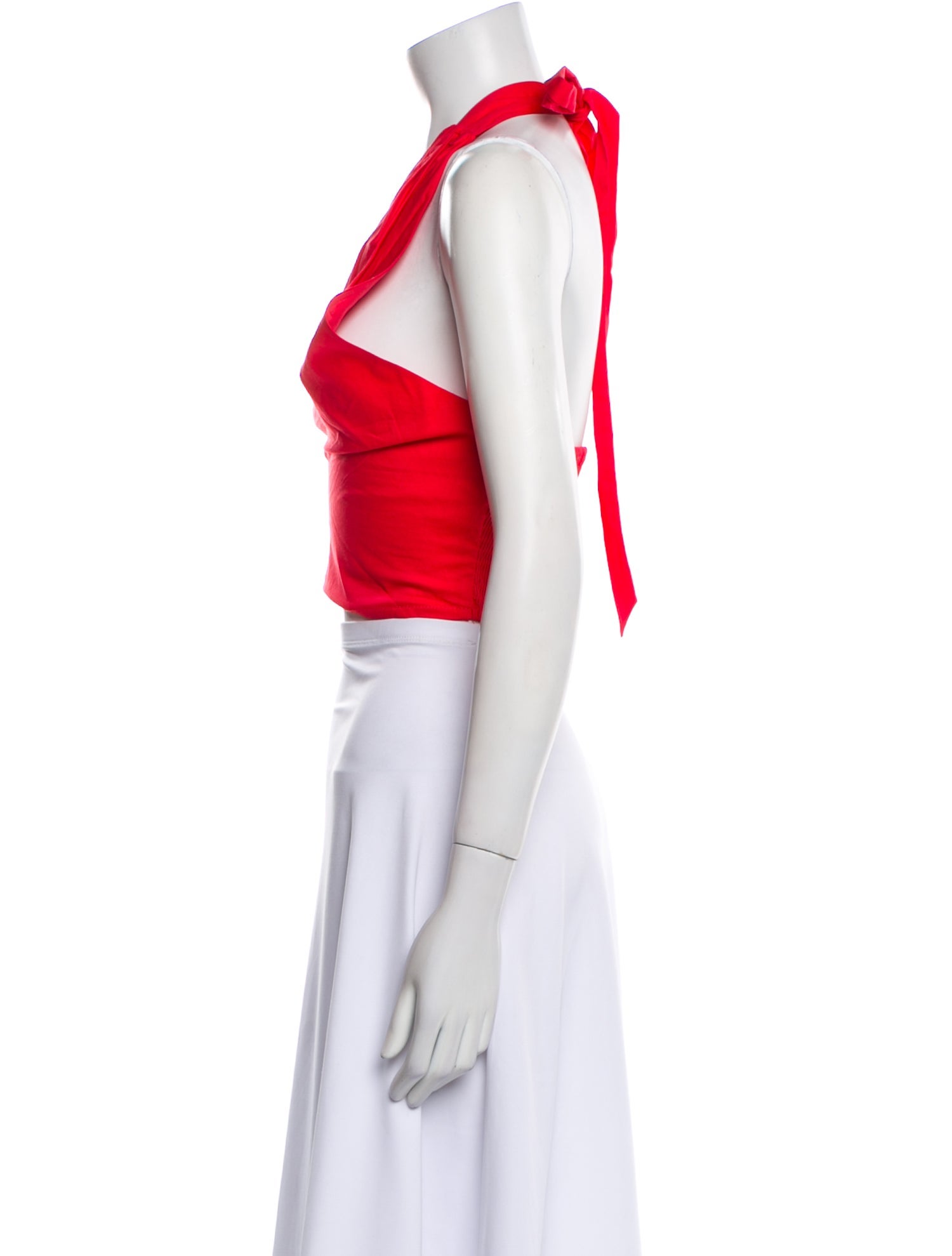 Staud V-Neck Sleeveless Crop Top w/ Tags