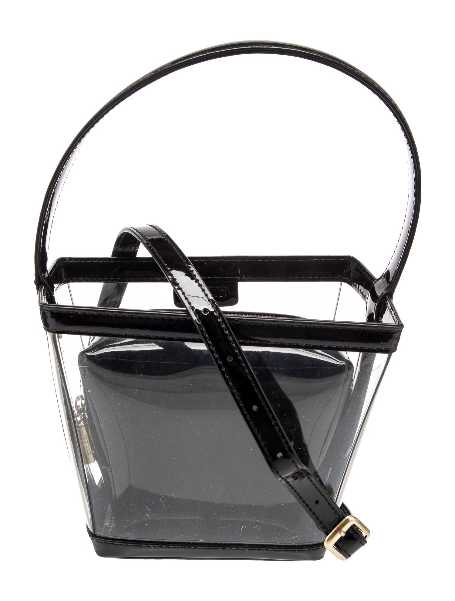 Staud PVC Top Handle Bag
