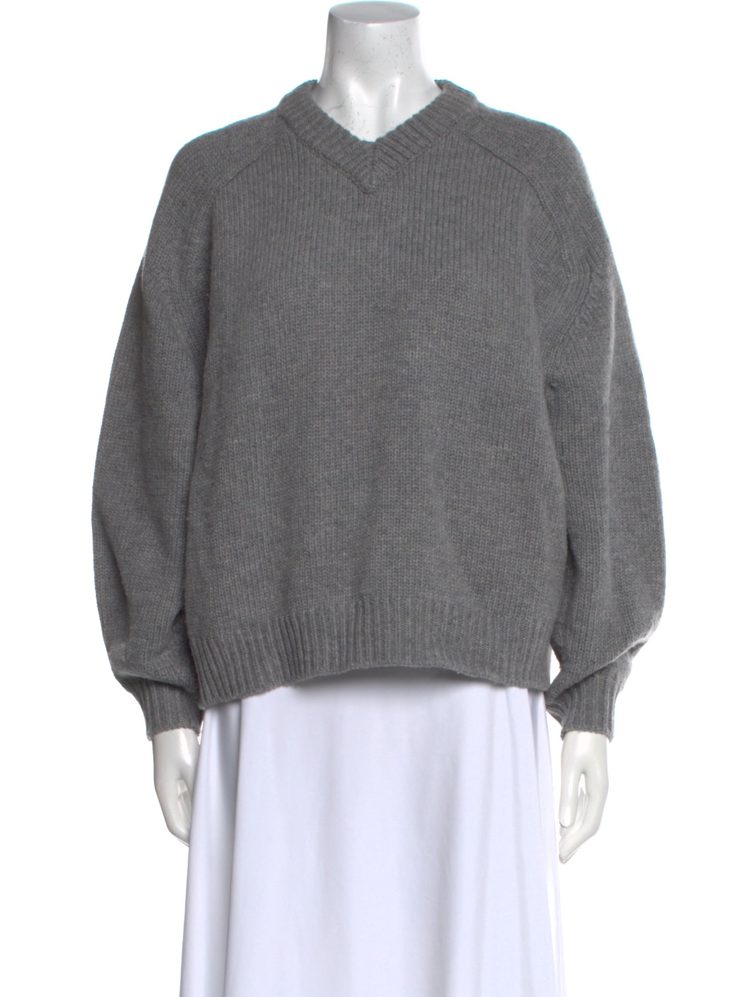 Staud Wool V-Neck Sweater