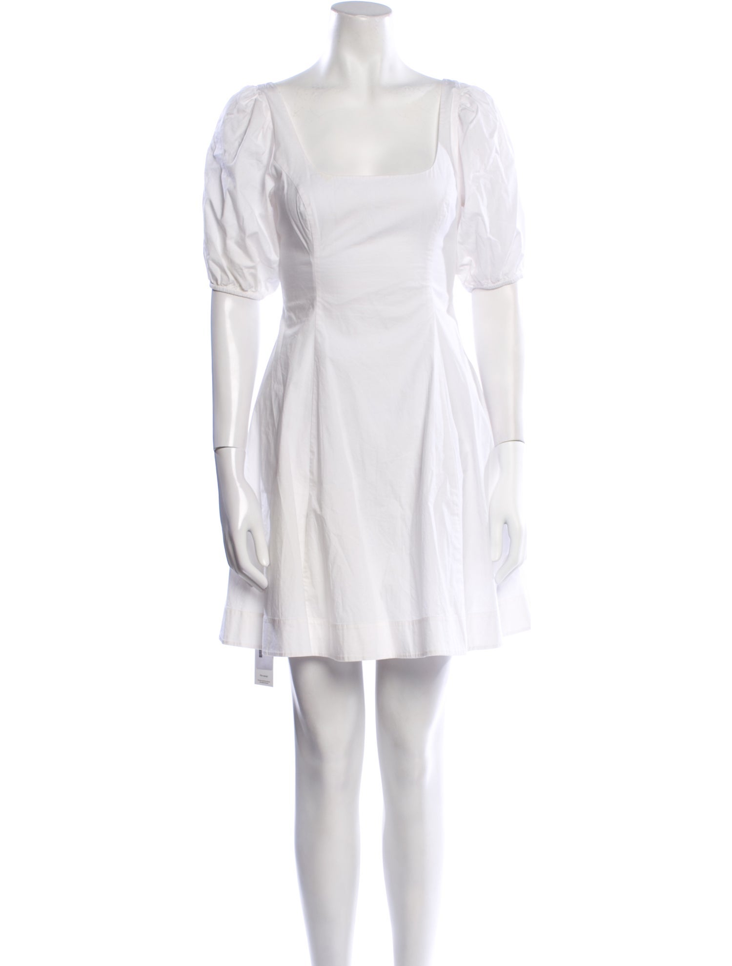 Staud Square Neckline Mini Dress