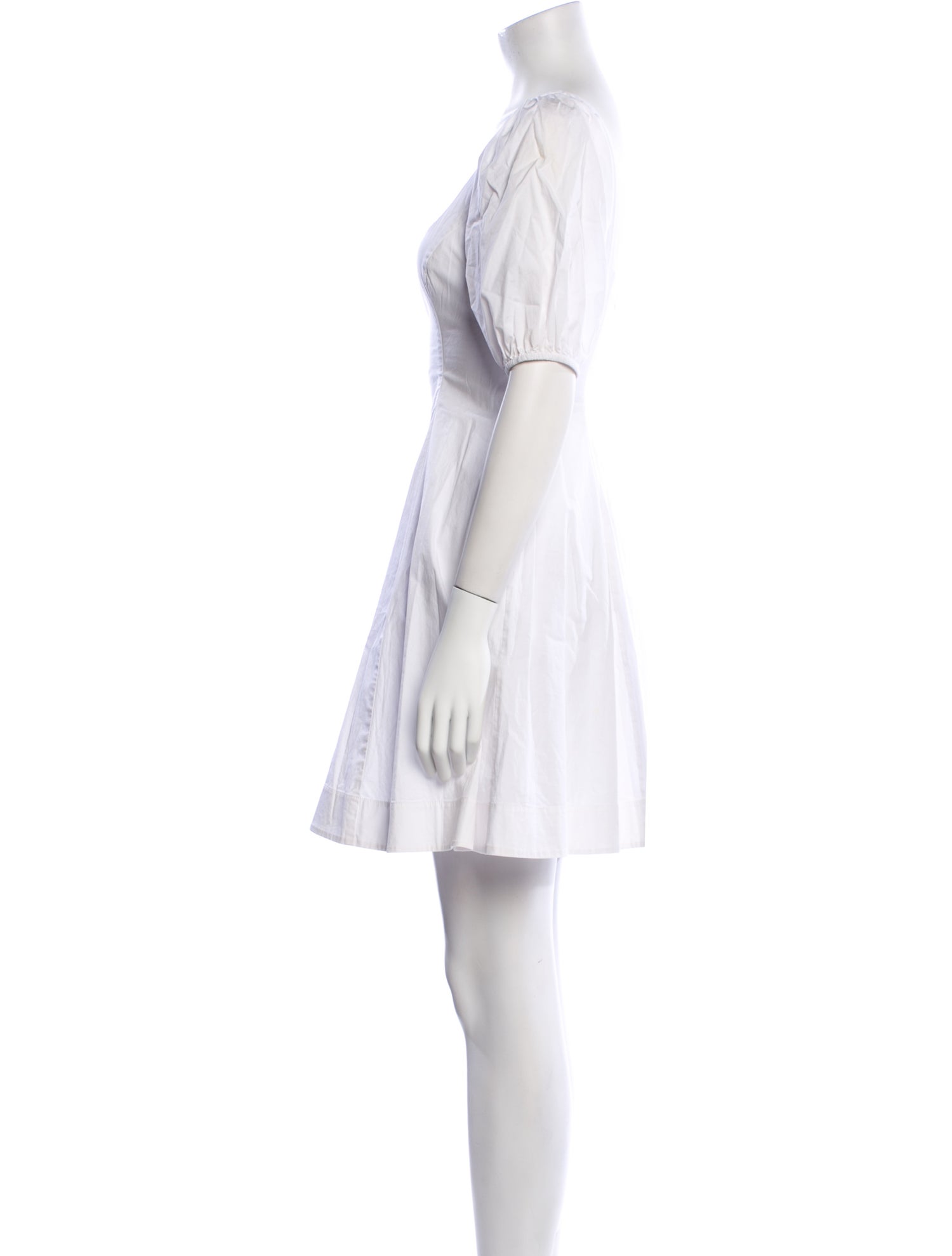 Staud Square Neckline Mini Dress