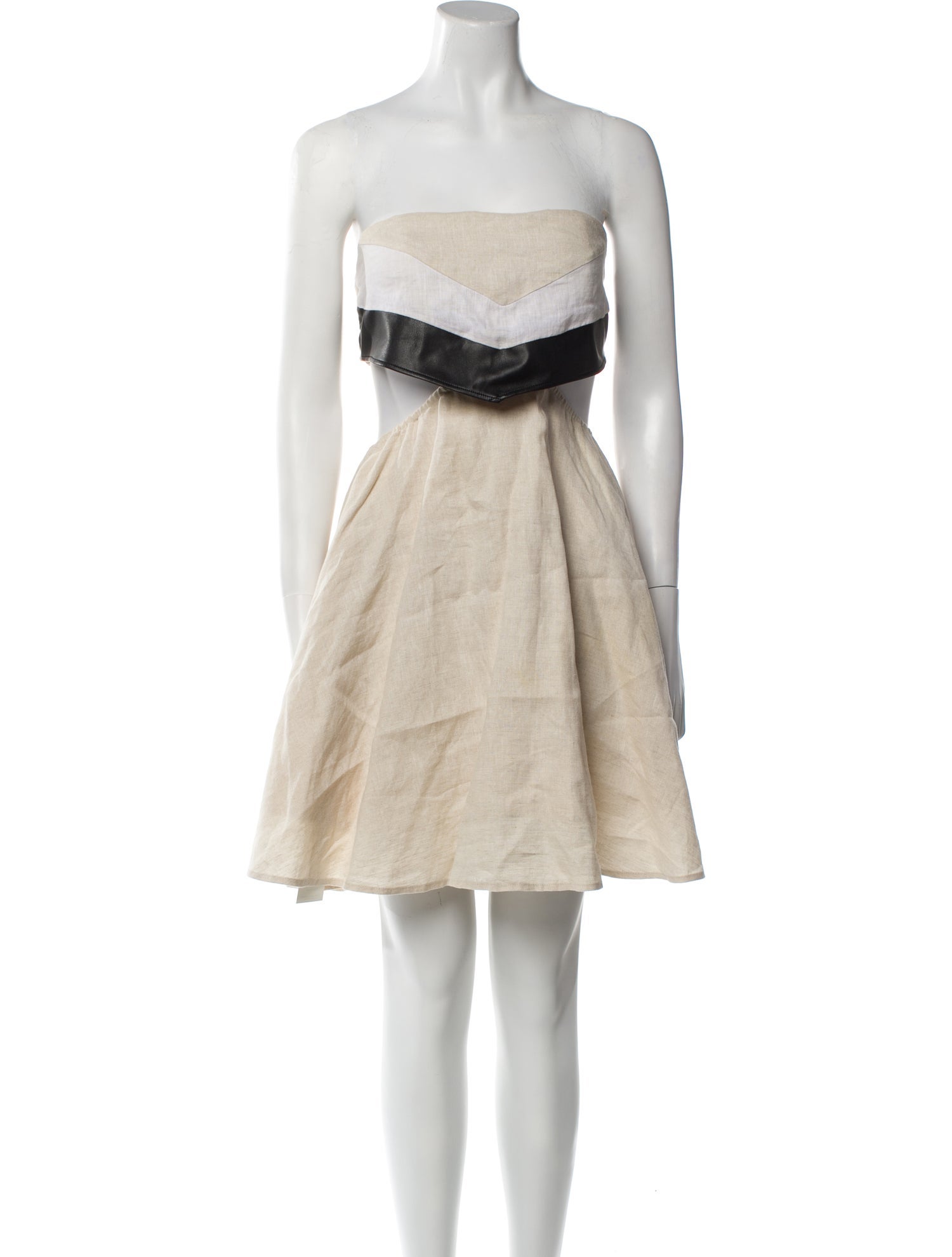 Staud Linen Mini Dress