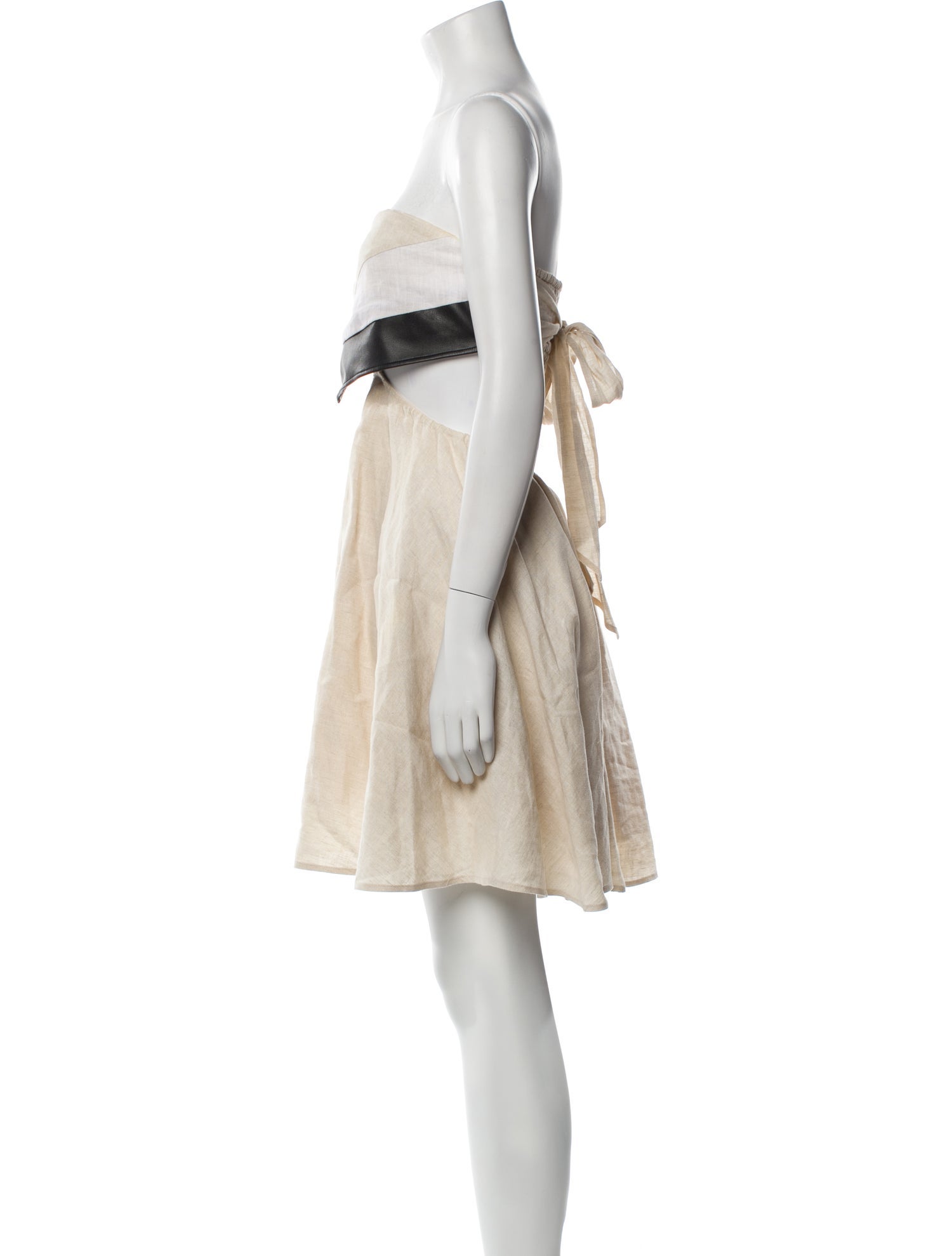 Staud Linen Mini Dress