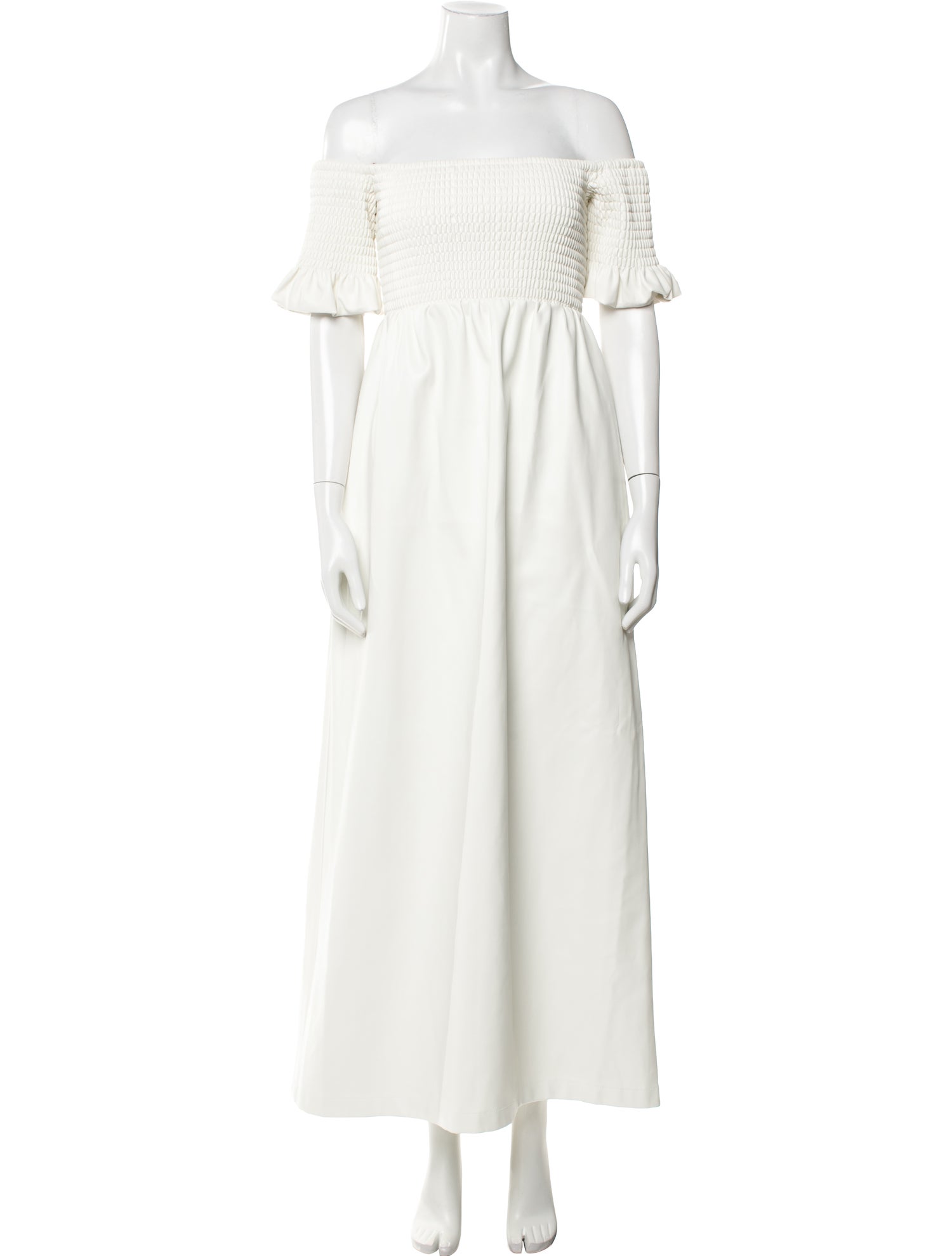 Staud Off-The-Shoulder Midi Length Dress