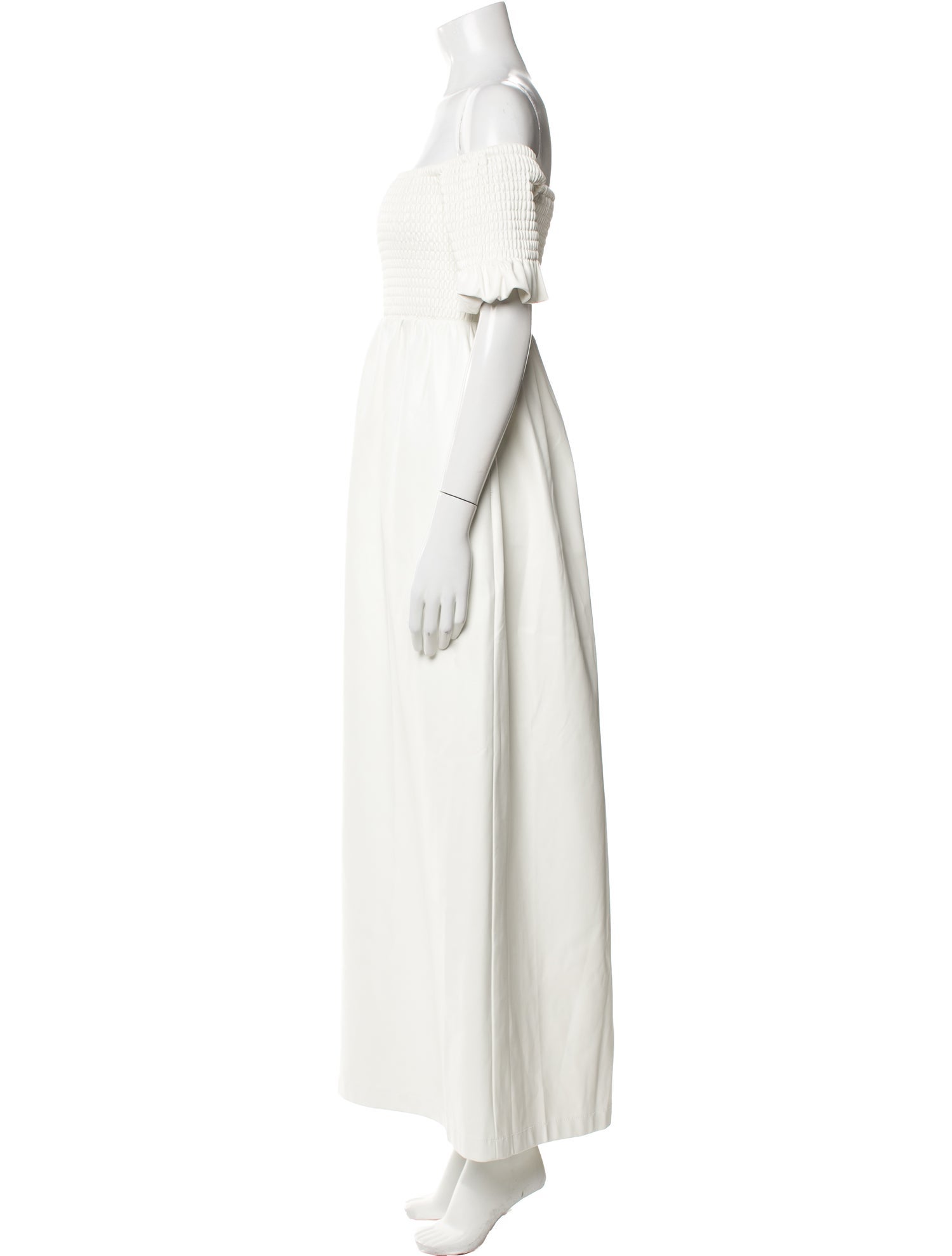 Staud Off-The-Shoulder Midi Length Dress