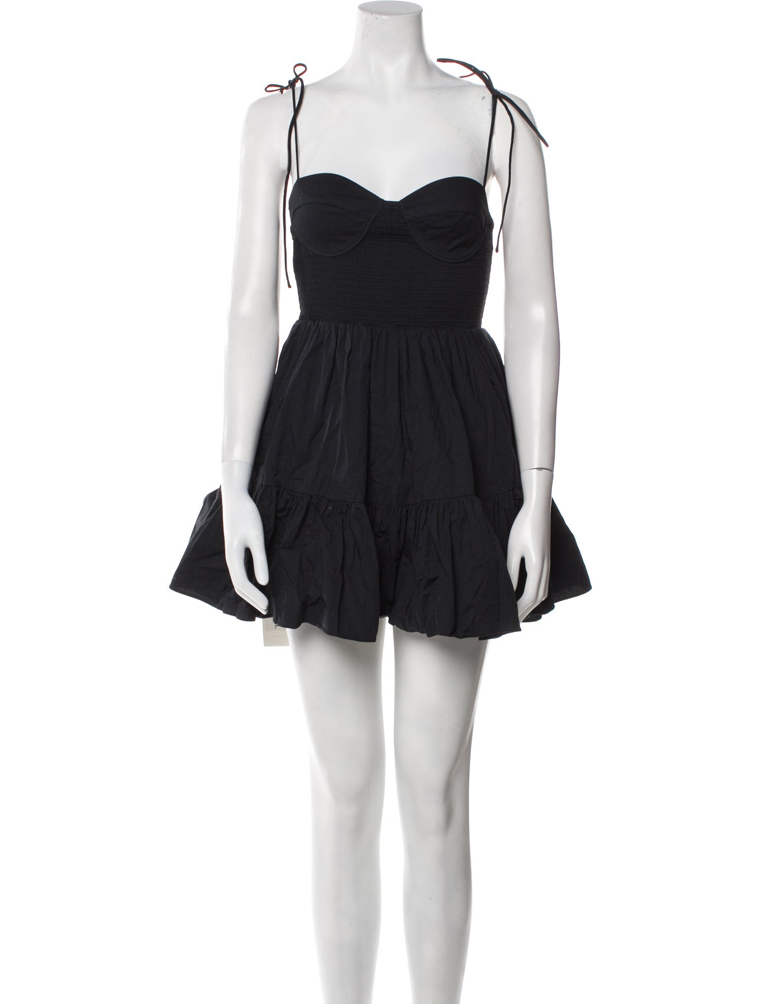 Staud Strapless Mini Dress