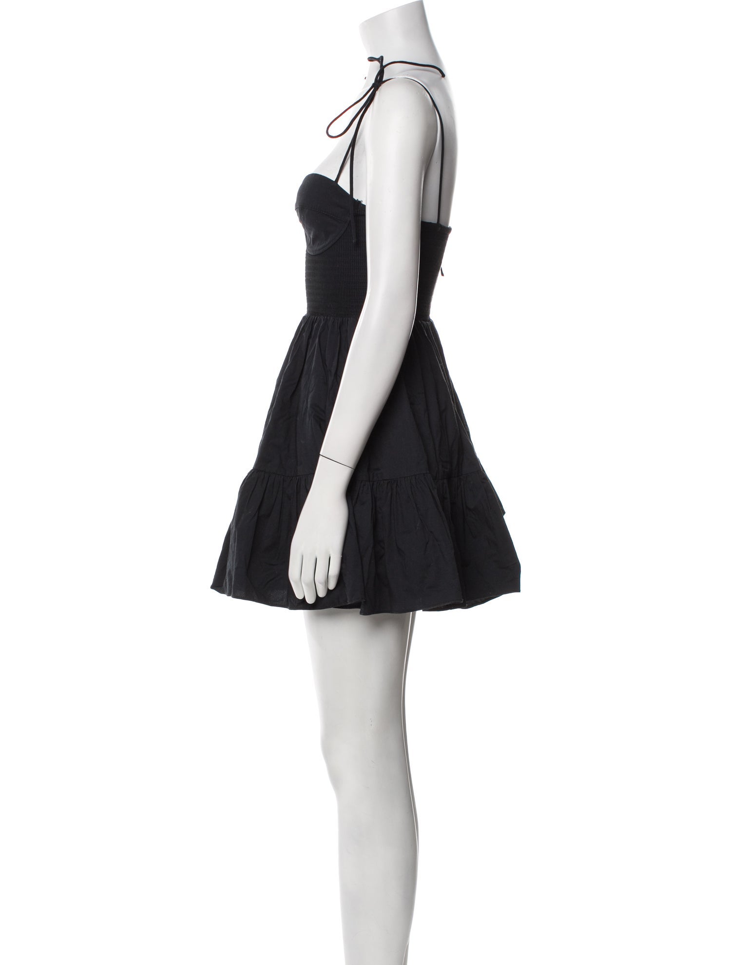 Staud Strapless Mini Dress