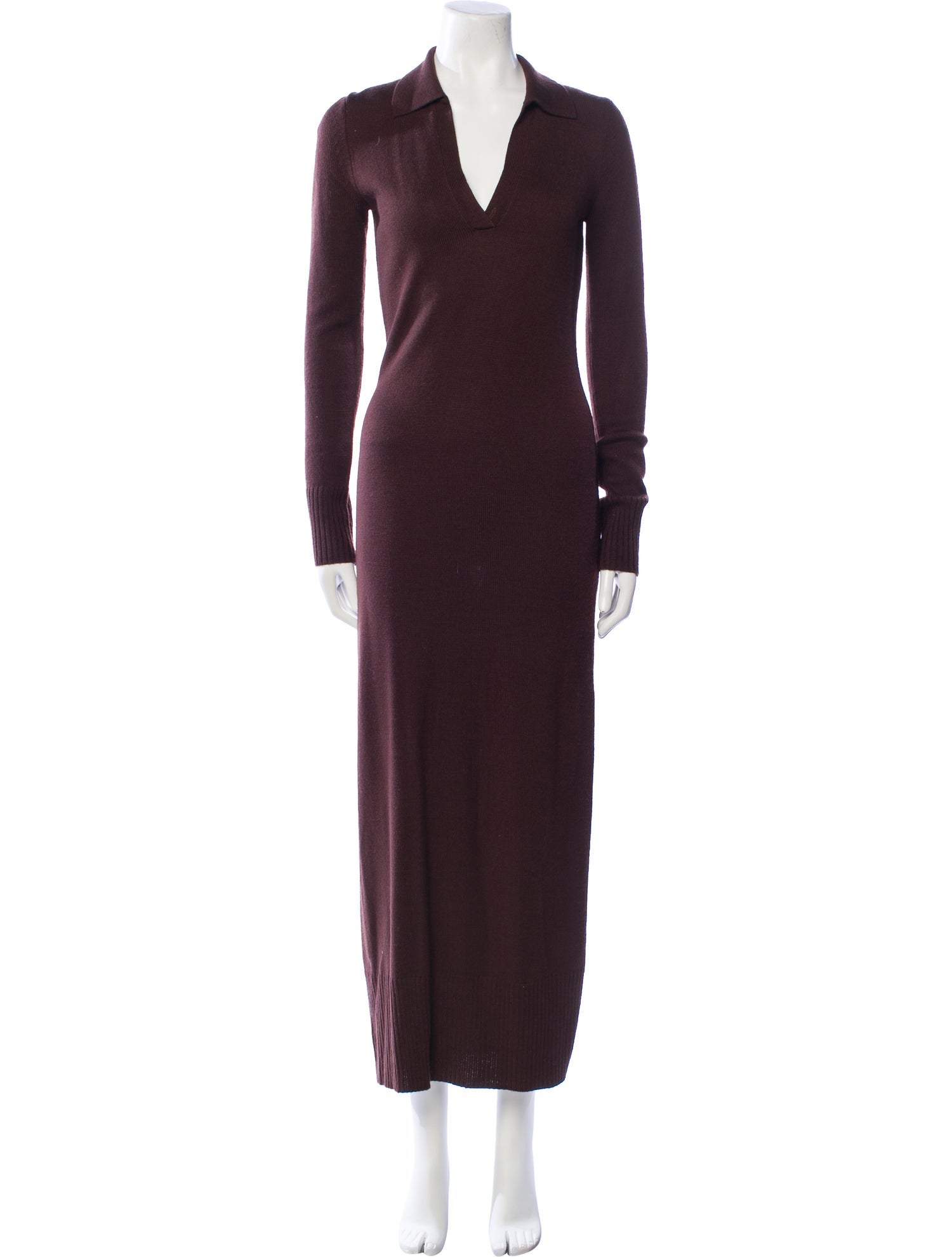Staud Merino Wool Long Dress