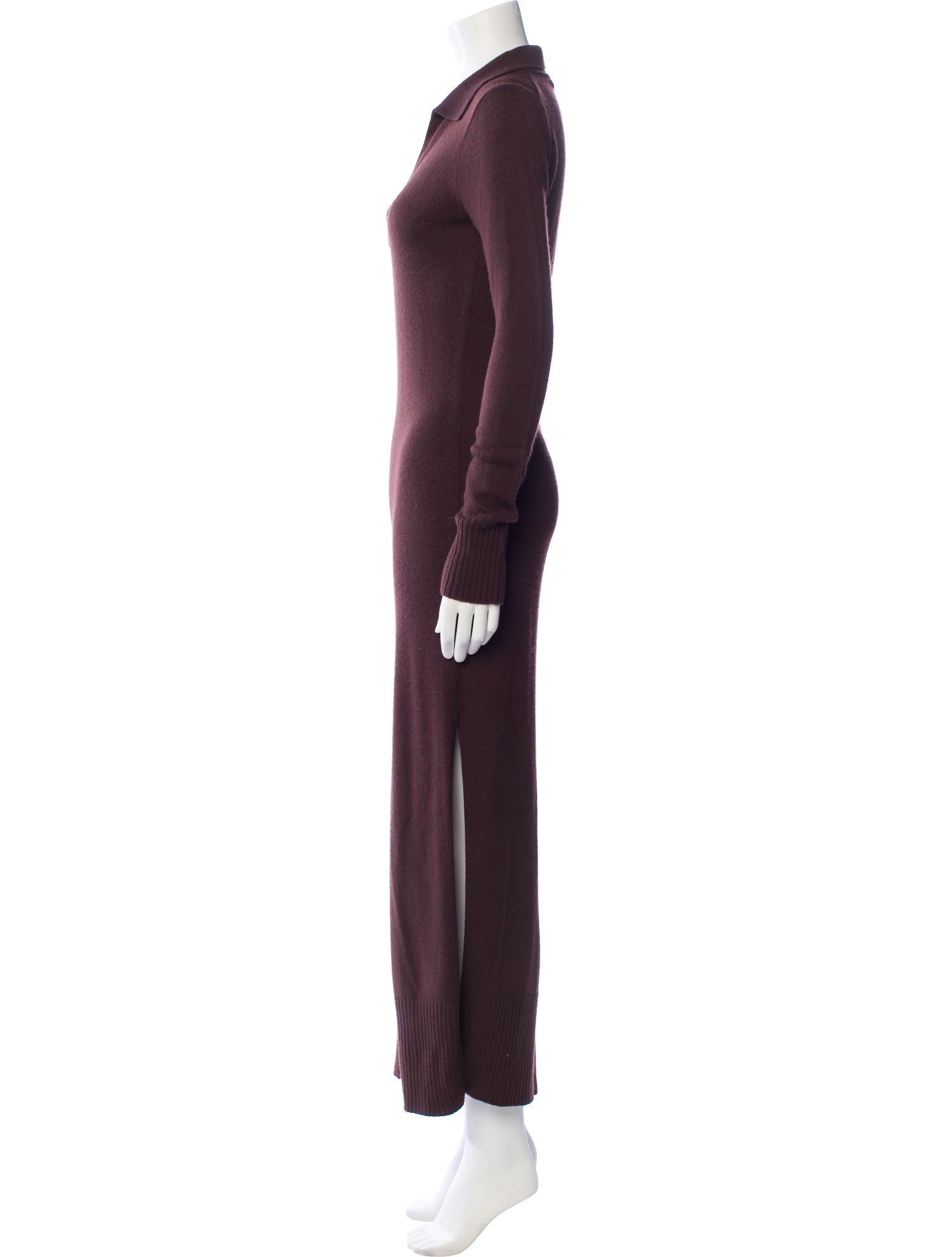 Staud Merino Wool Long Dress