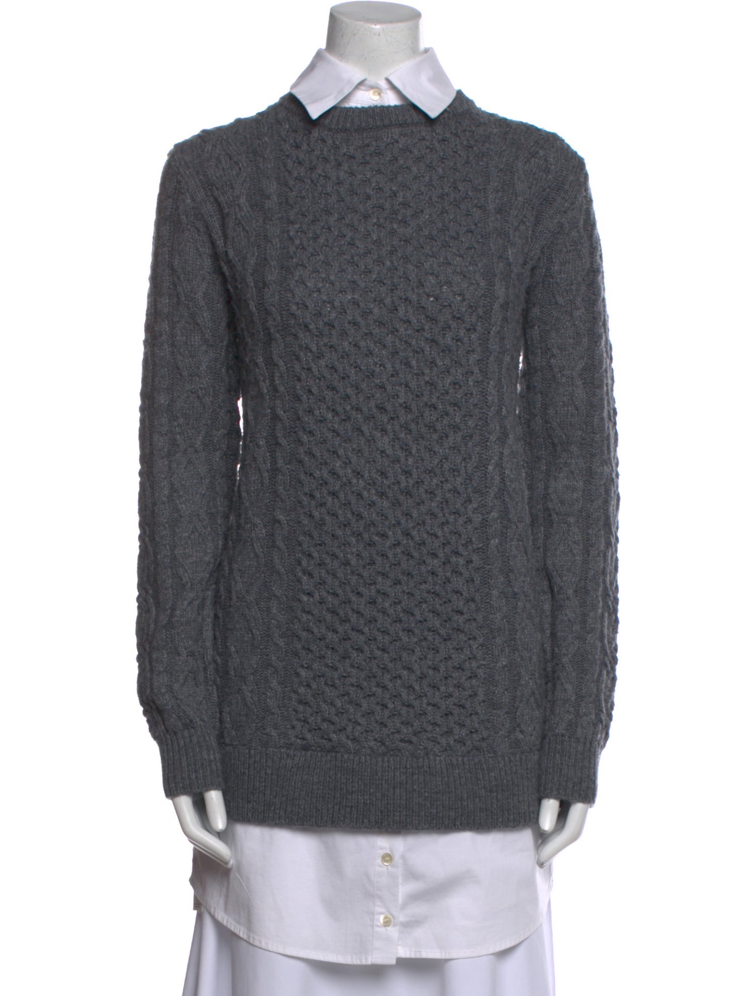 Staud Wool Mock Neck Sweater