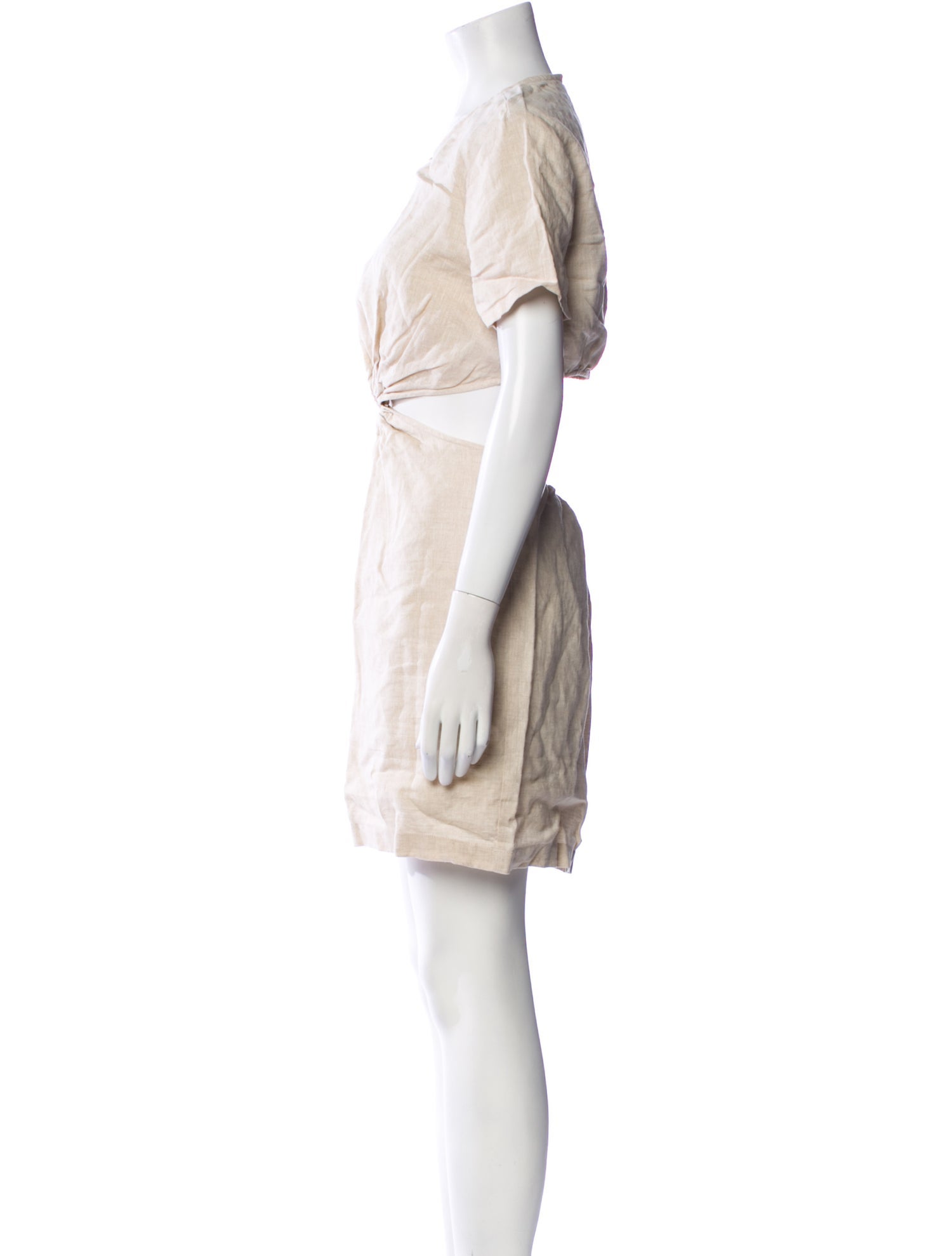 Staud Linen Mini Dress