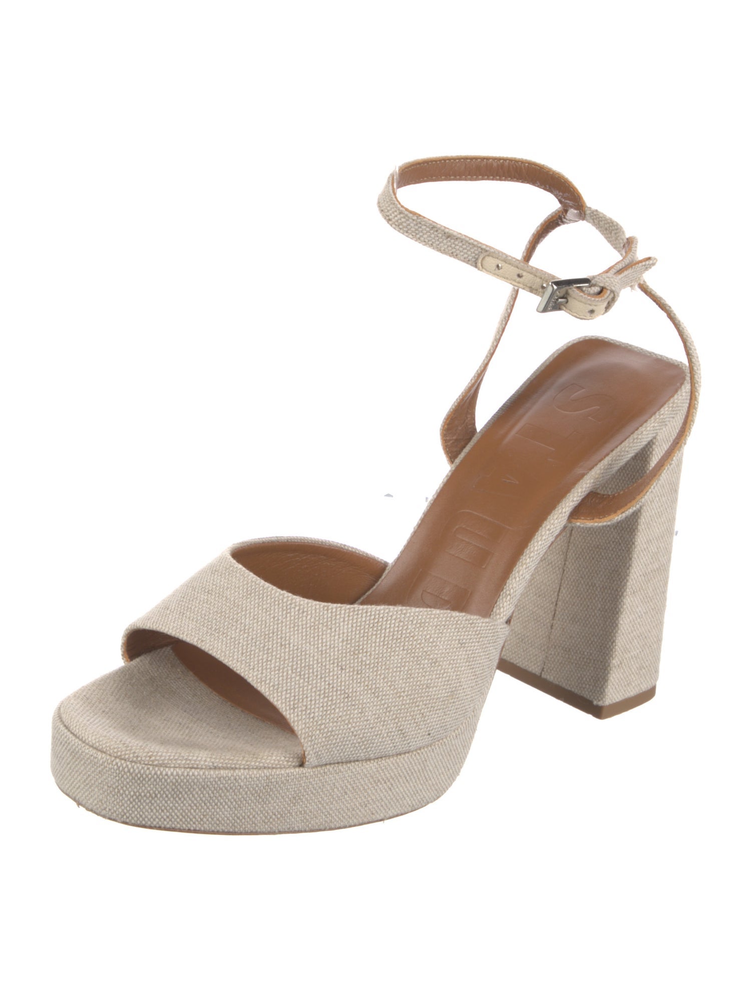 Staud Canvas Slingback Pumps