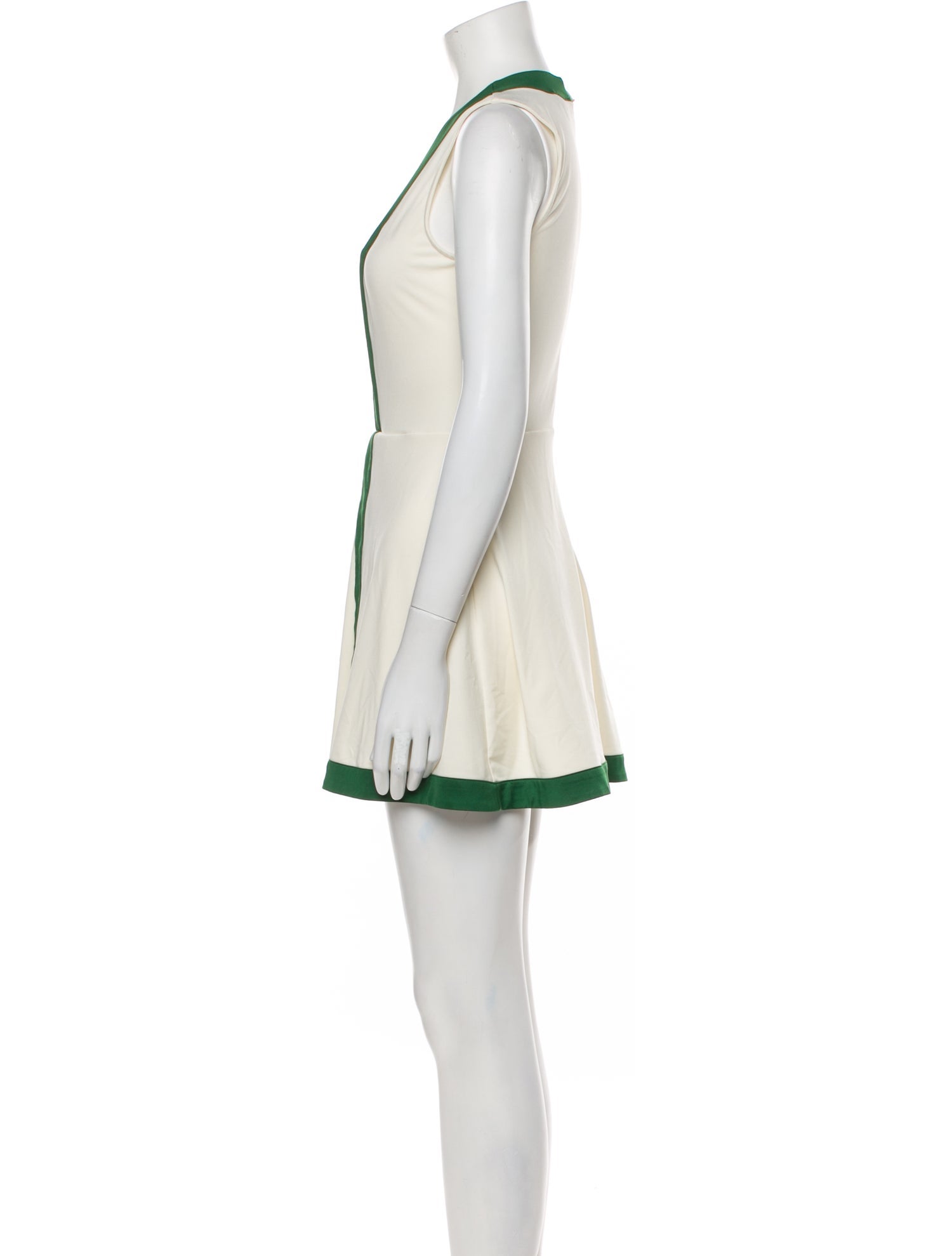 Staud Colorblock Pattern Mini Dress