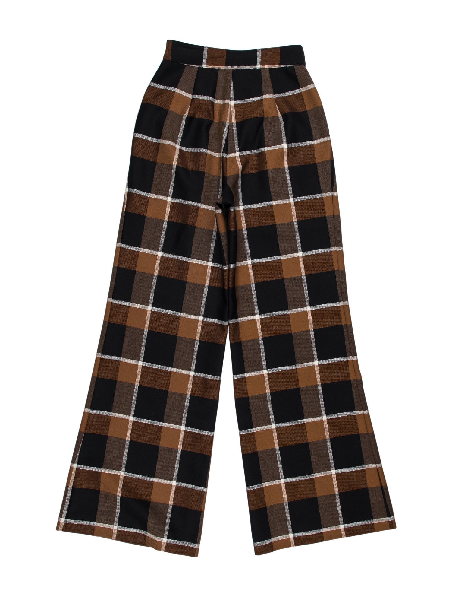 Staud Plaid Print Pants