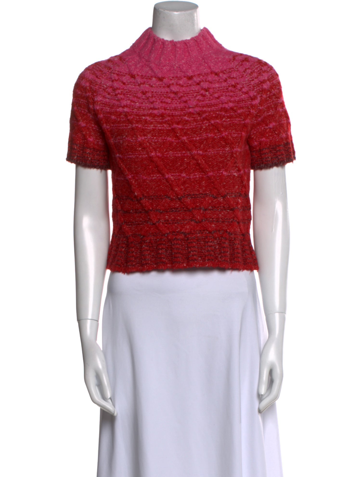 Staud Striped Turtleneck Sweater