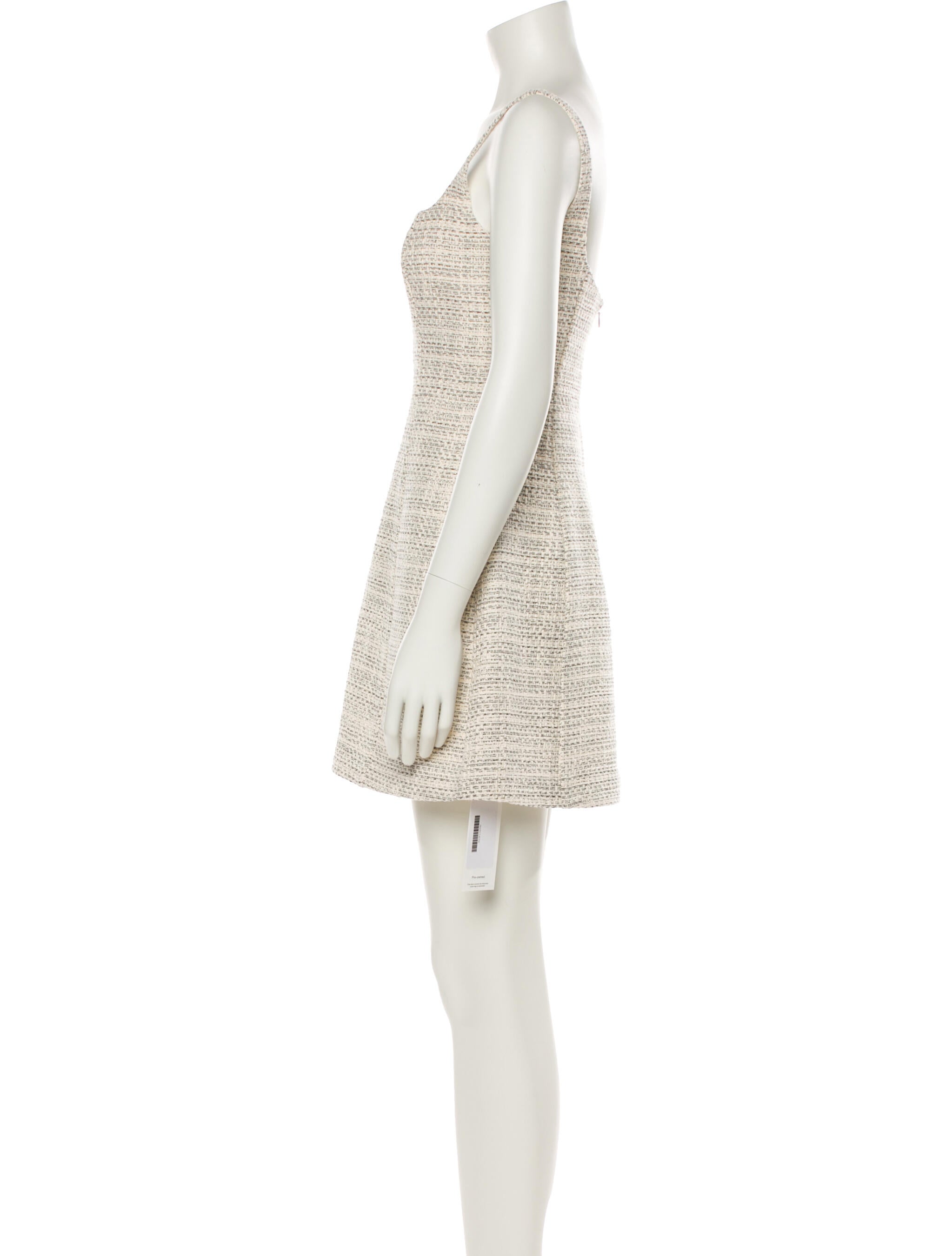 Staud Square Neckline Mini Dress