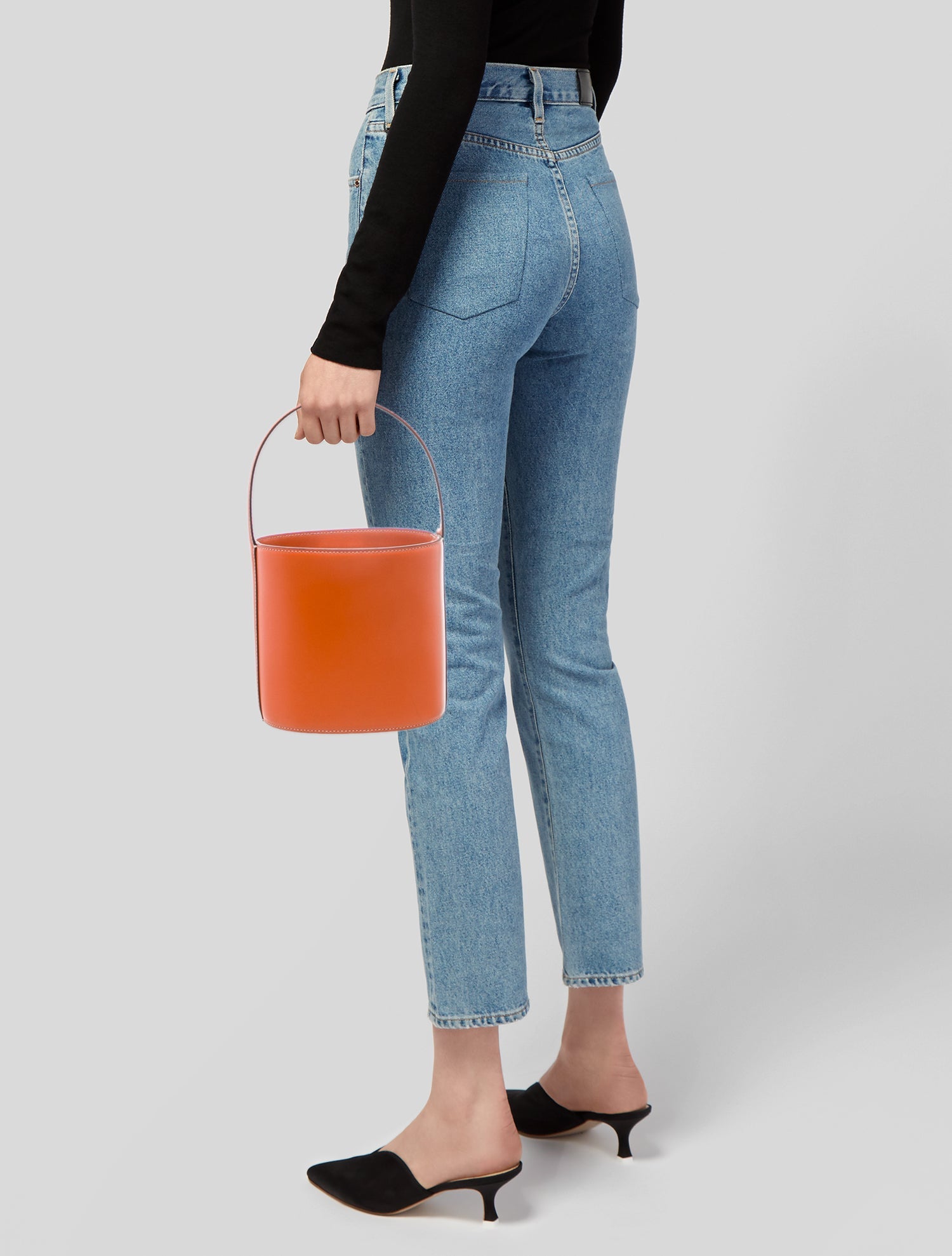 Staud Leather Bucket Bag
