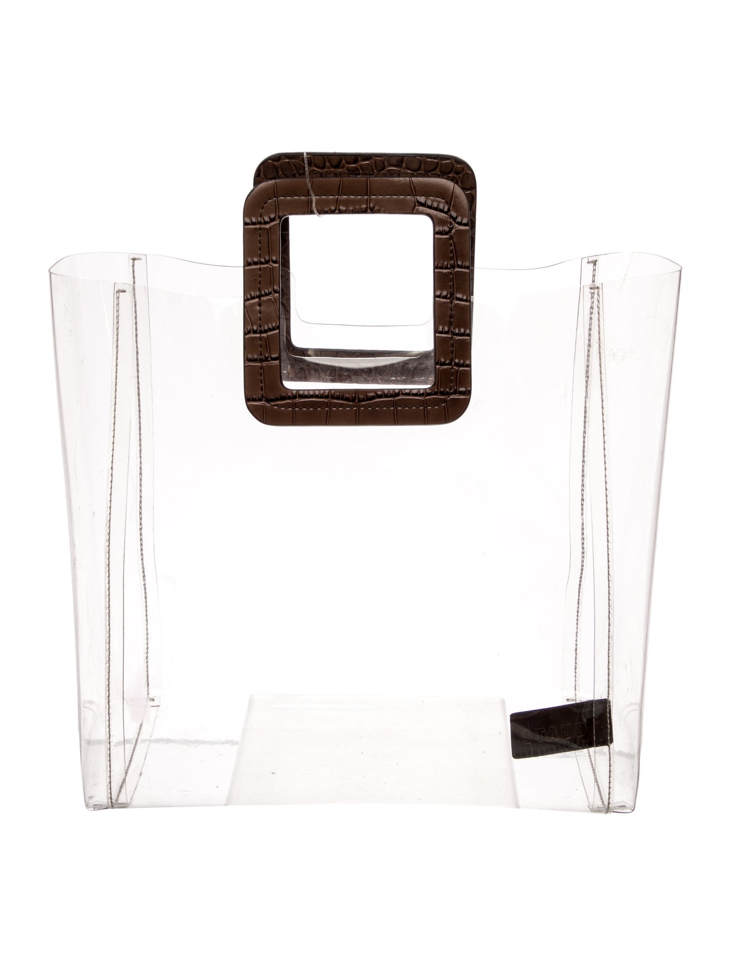 Staud PVC Top Handle Bag