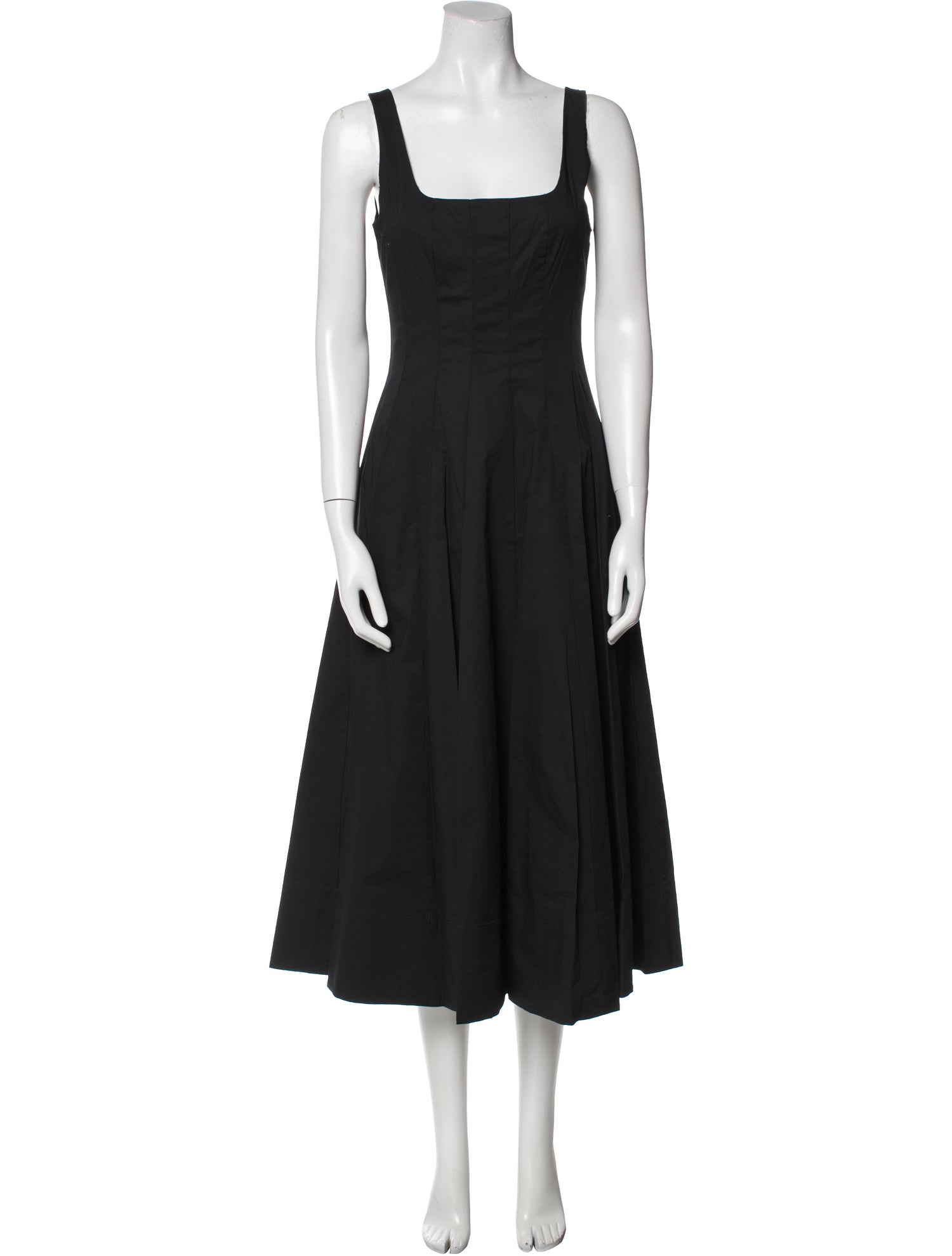 Staud Square Neckline Long Dress