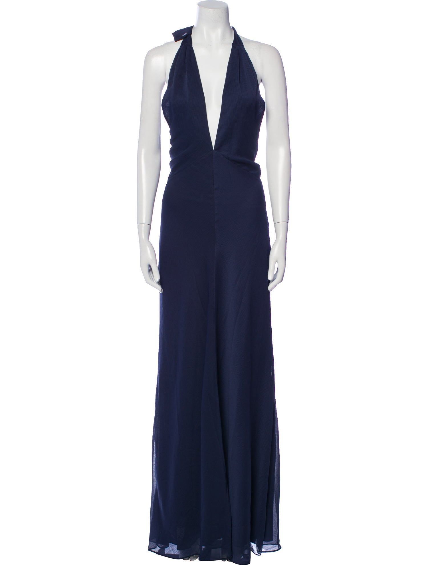 Staud Halterneck Midi Length Dress