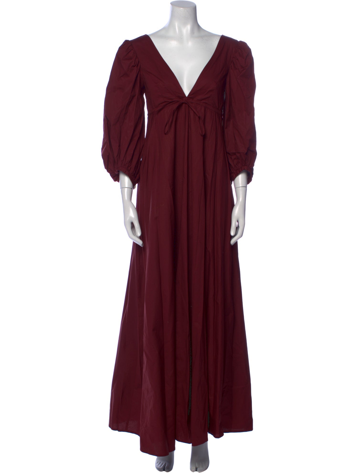 Staud V-Neck Long Dress w/ Tags