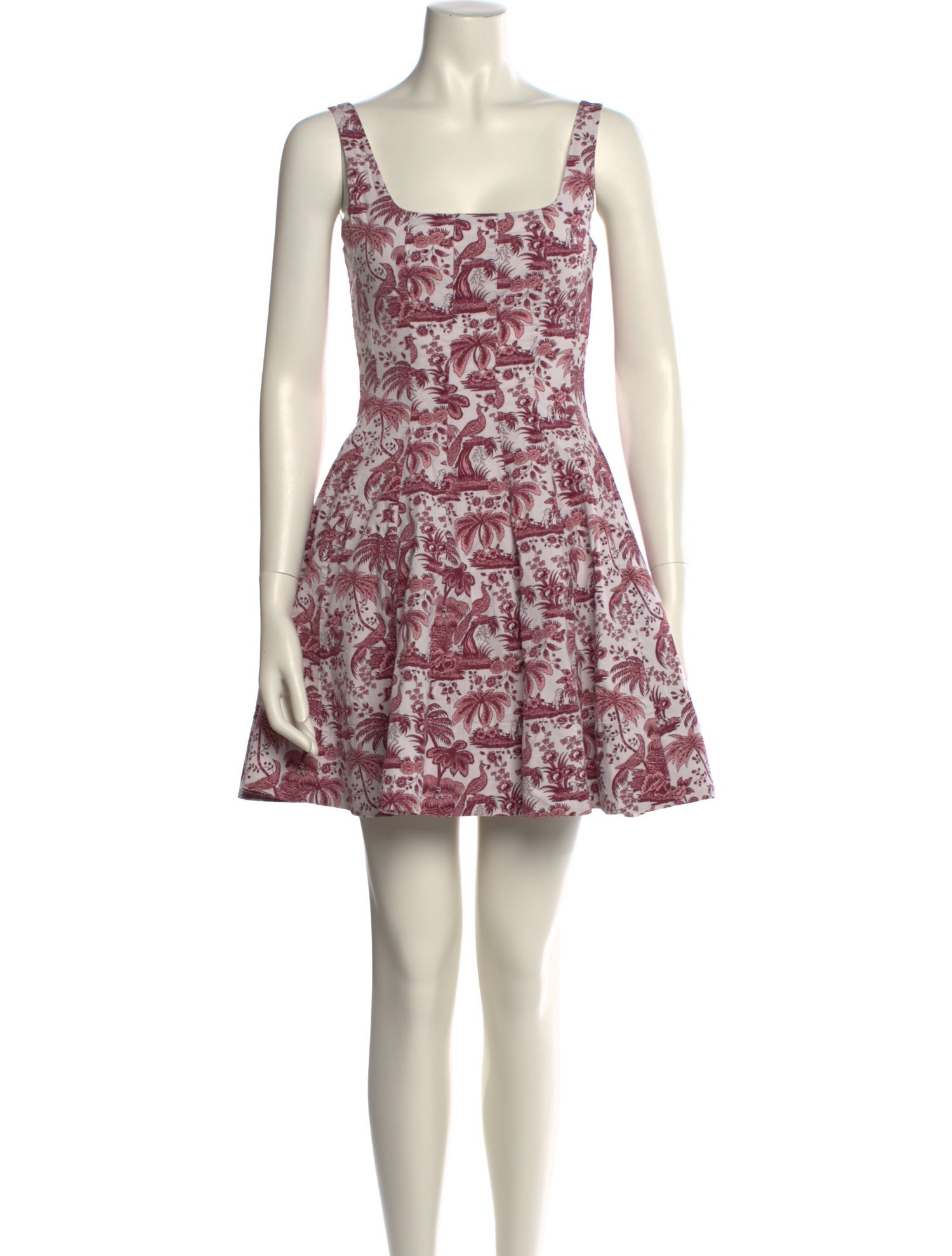 Staud Printed Mini Dress