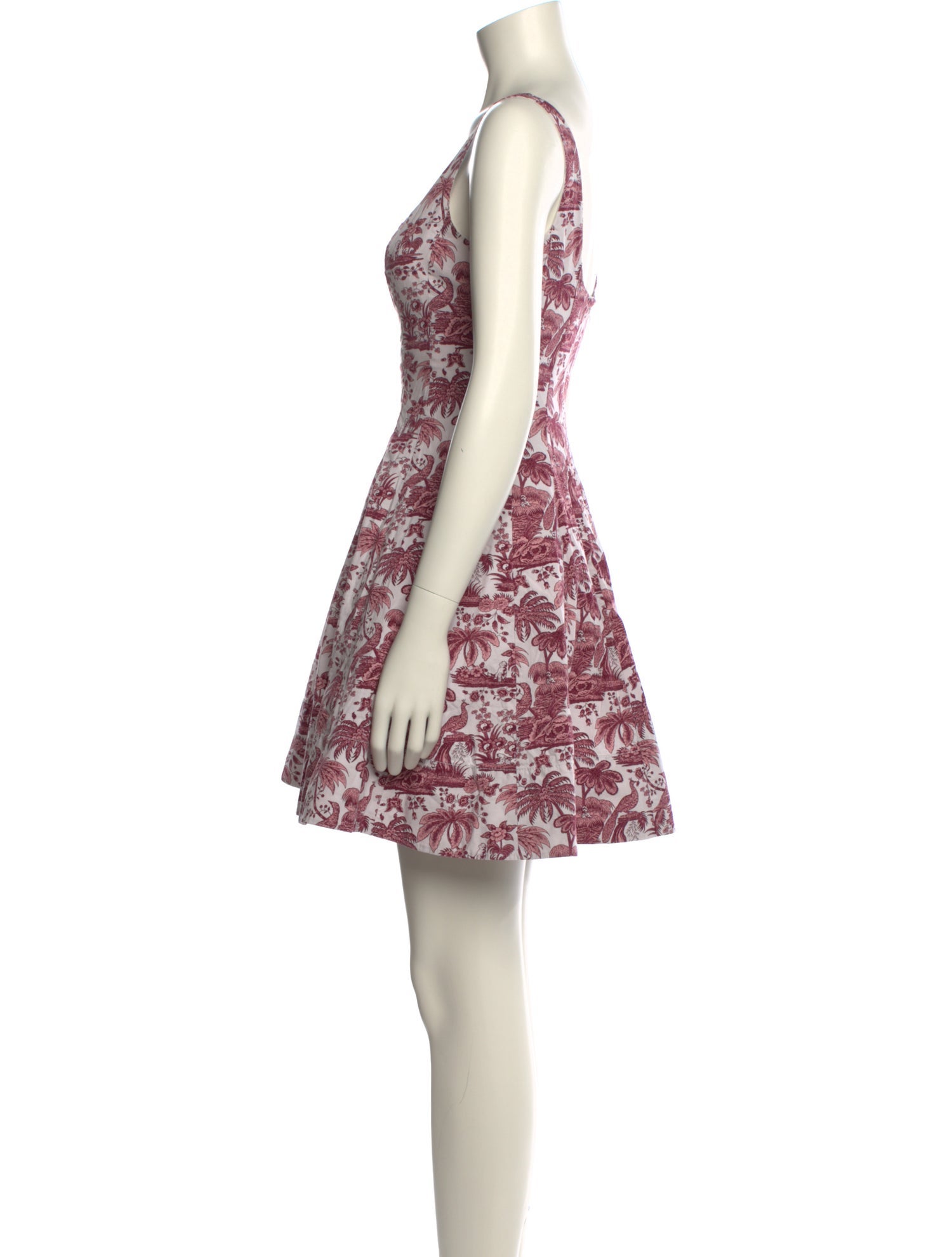 Staud Printed Mini Dress