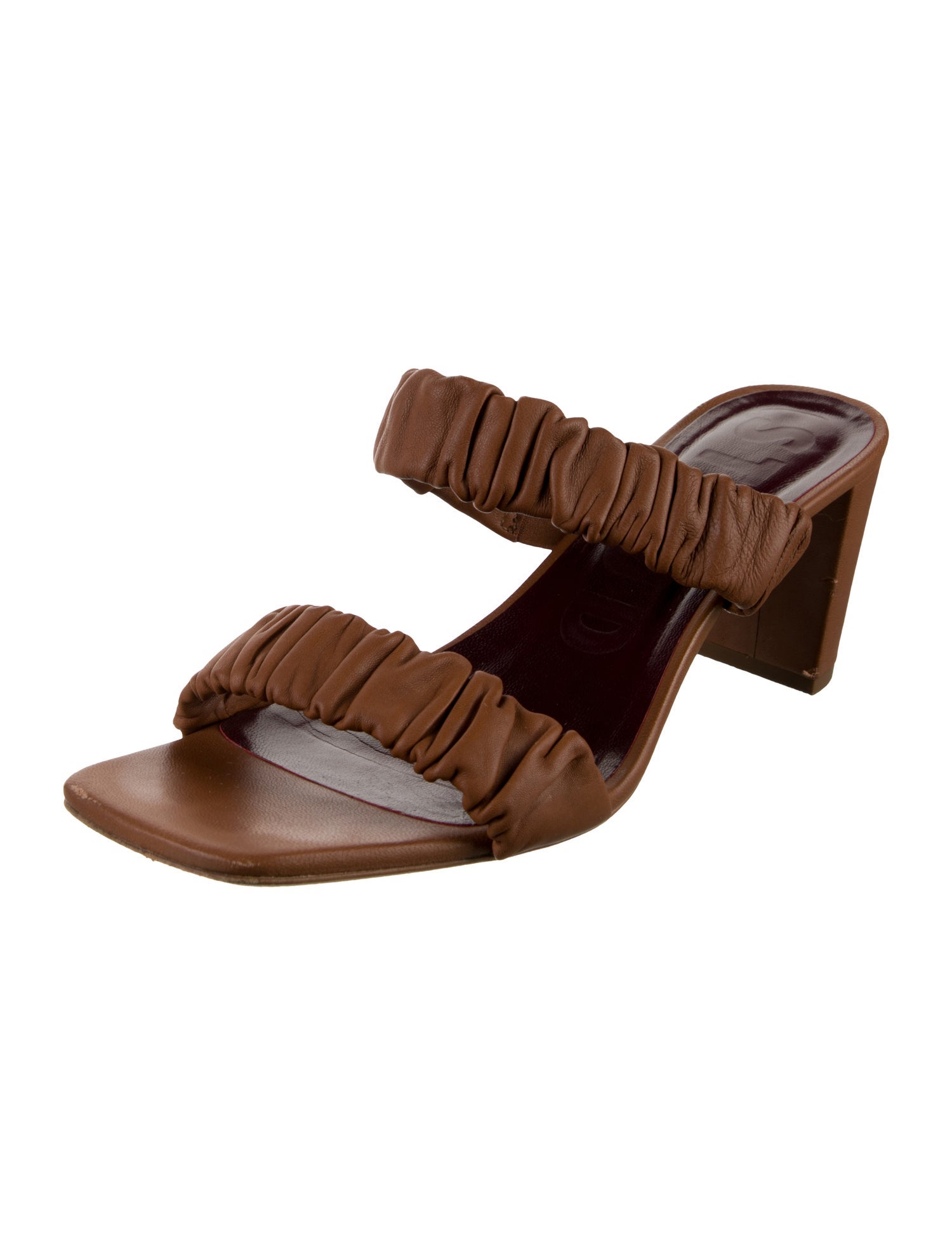 Staud Leather Slides