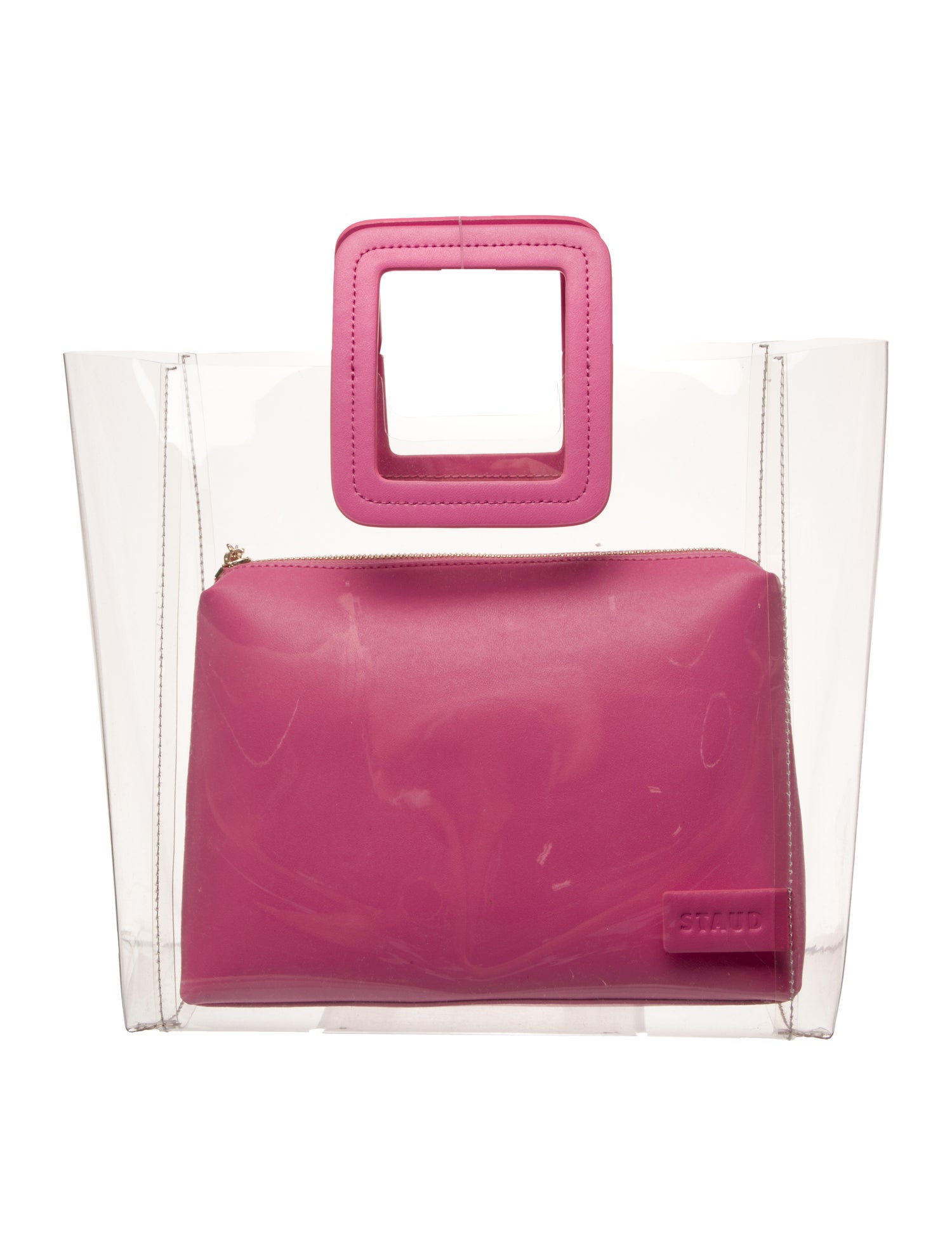 Staud PVC Top Handle Bag