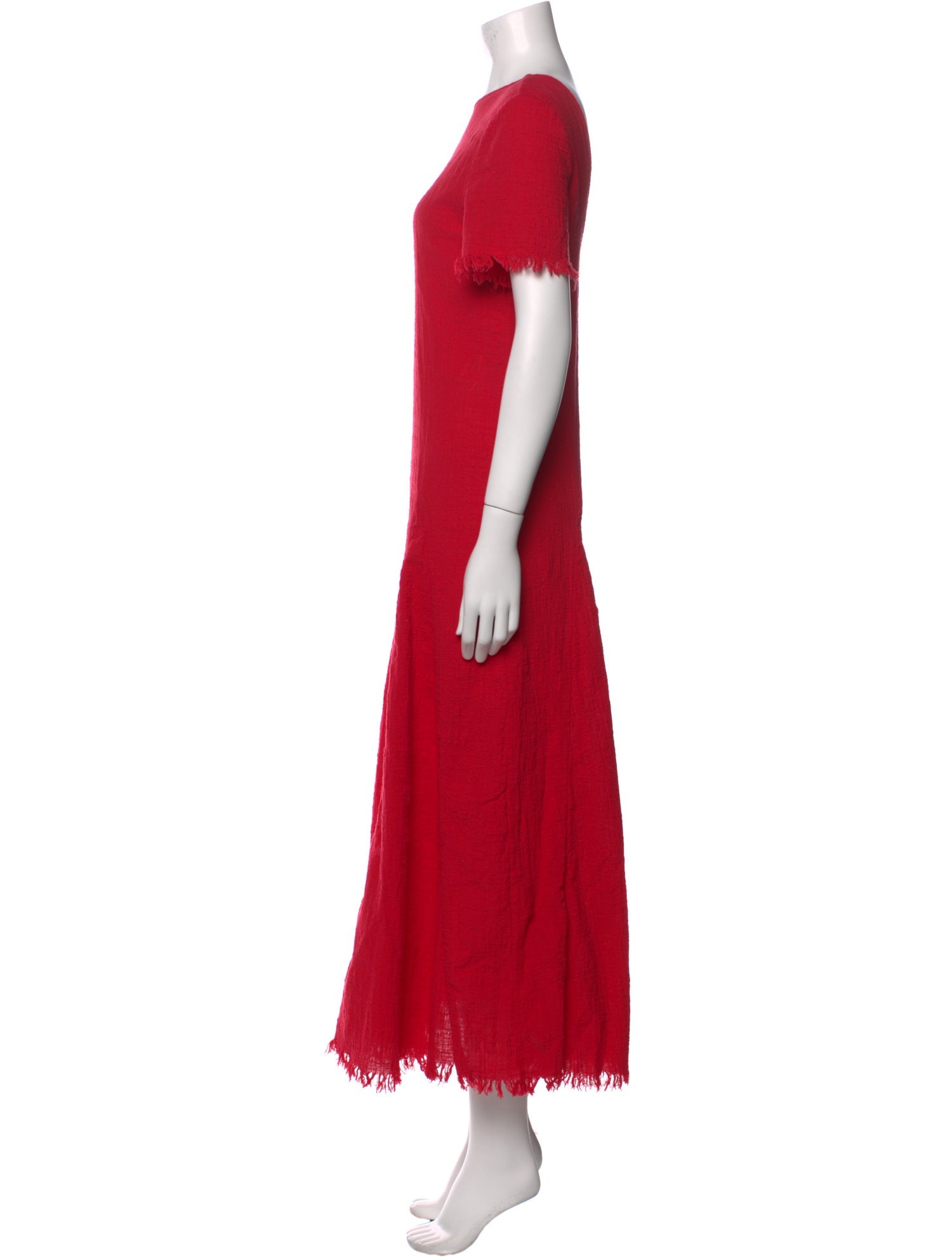 Staud Crew Neck Long Dress