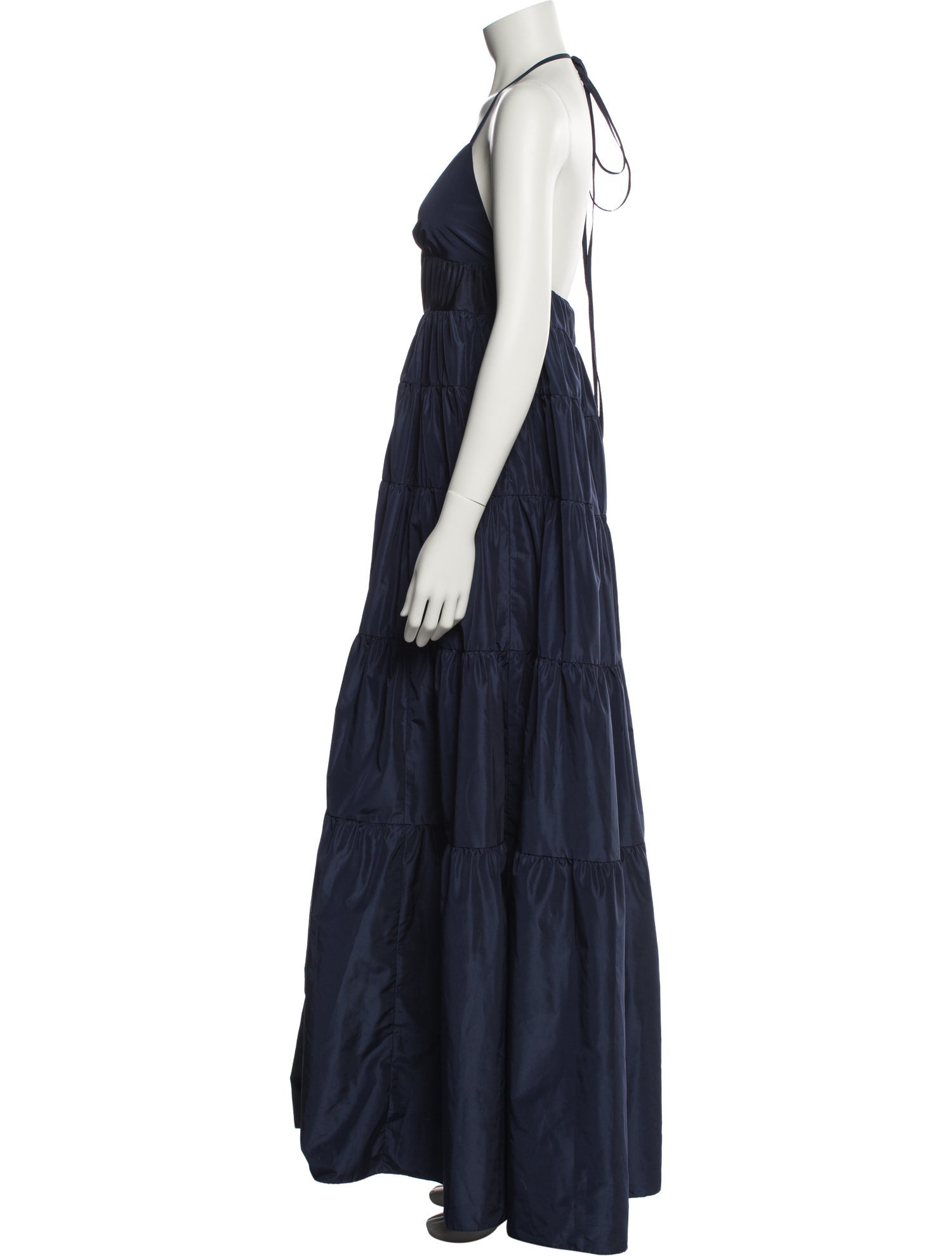 Staud Halterneck Long Dress