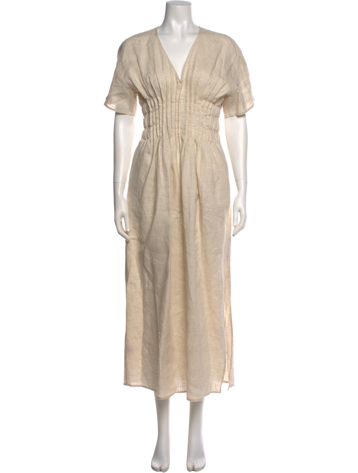 Staud Linen Long Dress