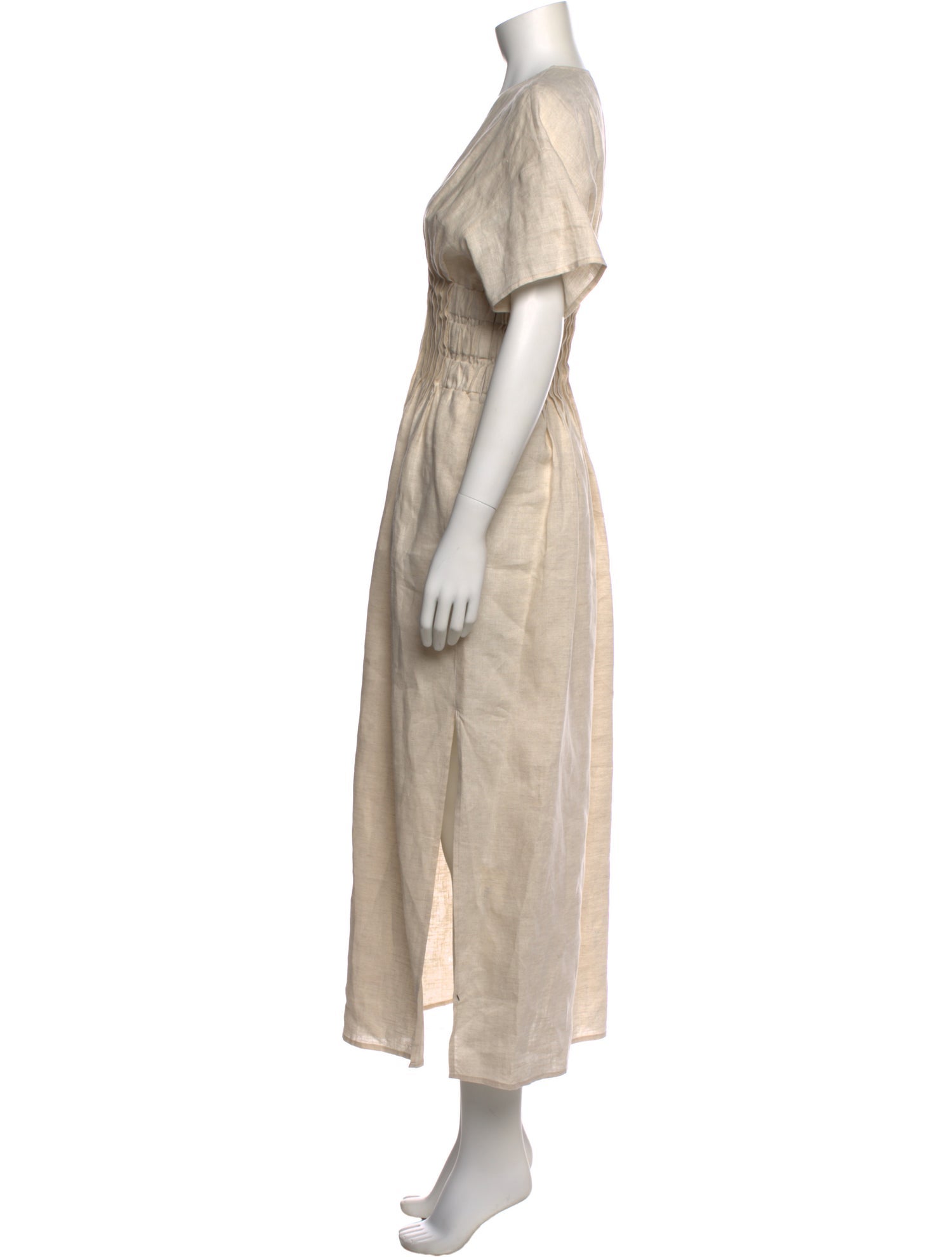 Staud Linen Long Dress