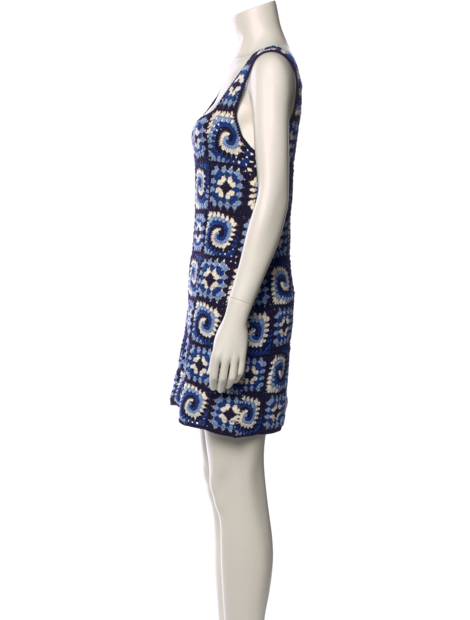 Staud Printed Mini Dress