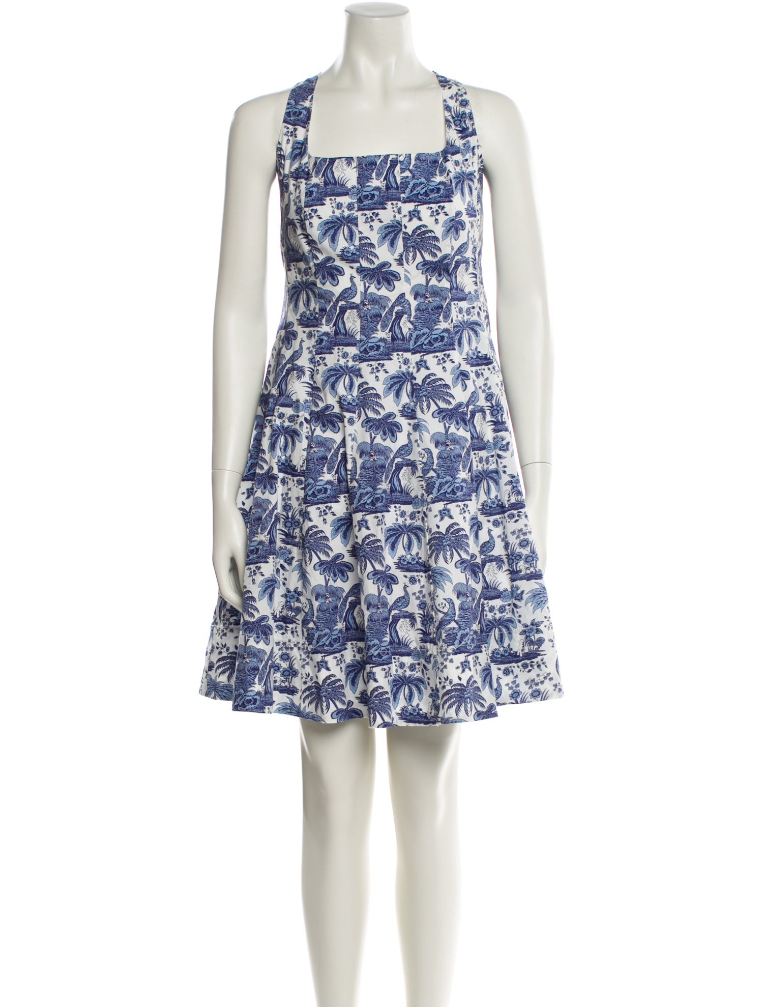 Staud Printed Mini Dress