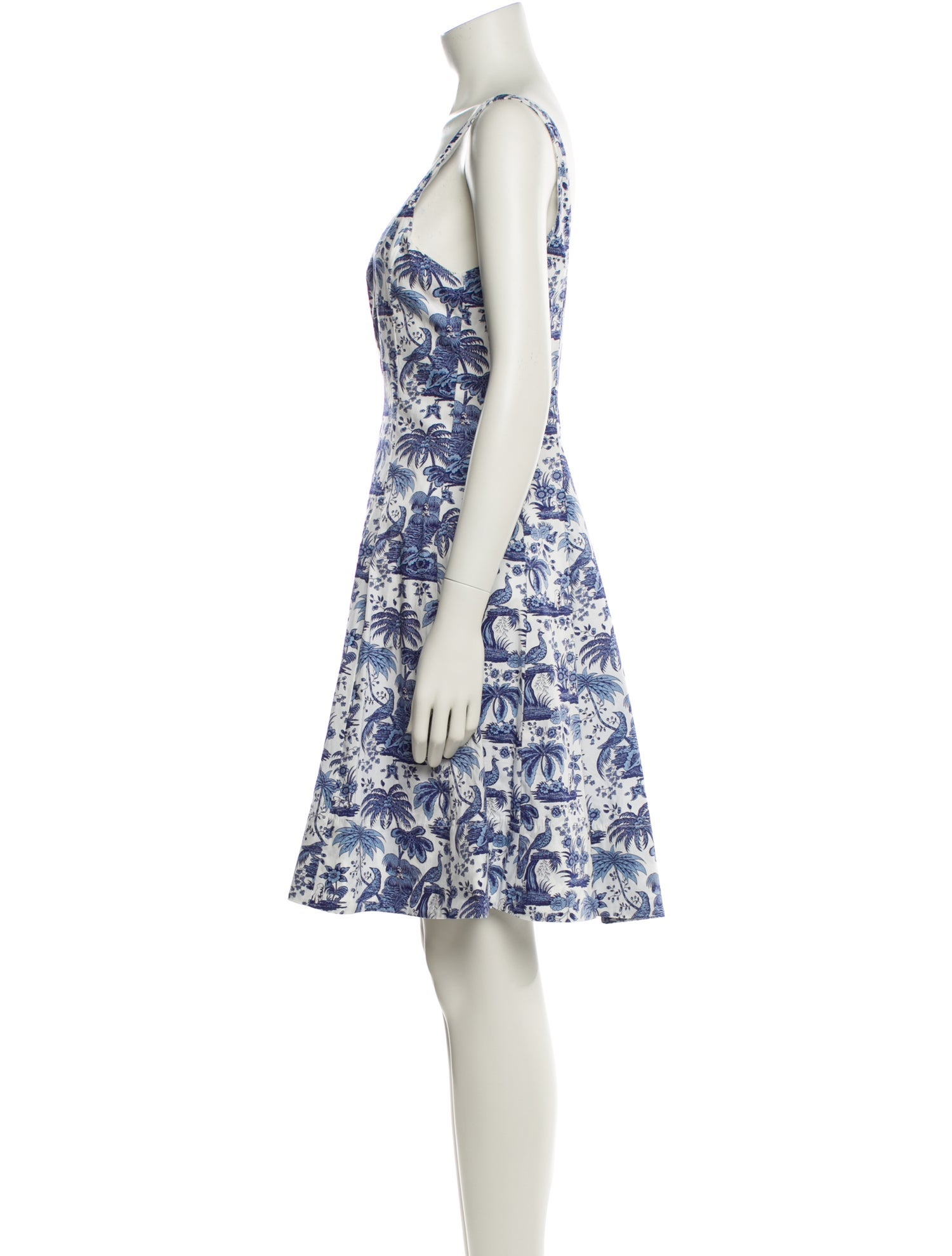 Staud Printed Mini Dress