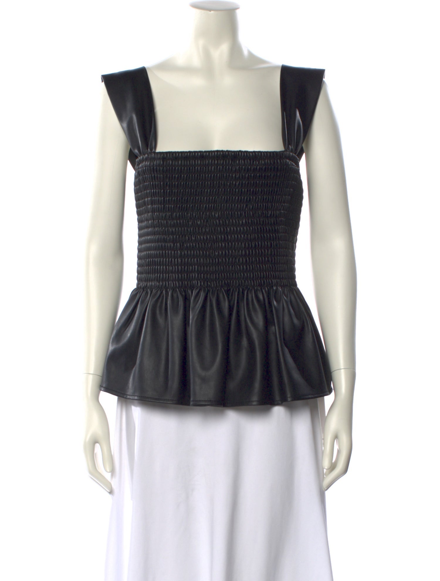 Staud Square Neckline Sleeveless Top