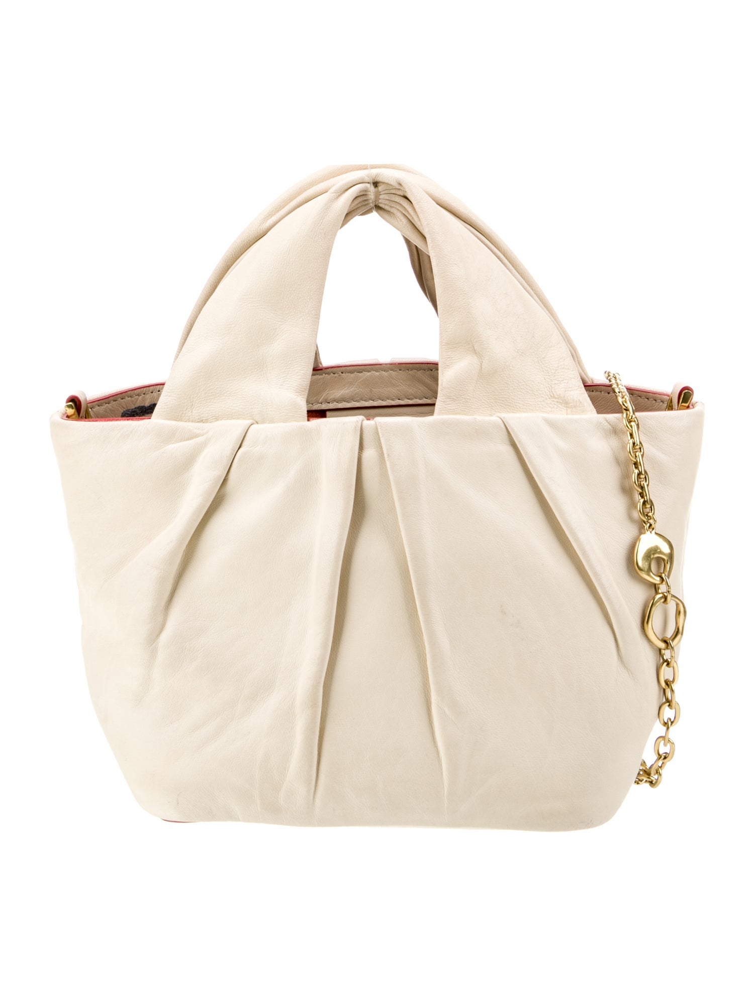 Staud Leather Top Handle Bag