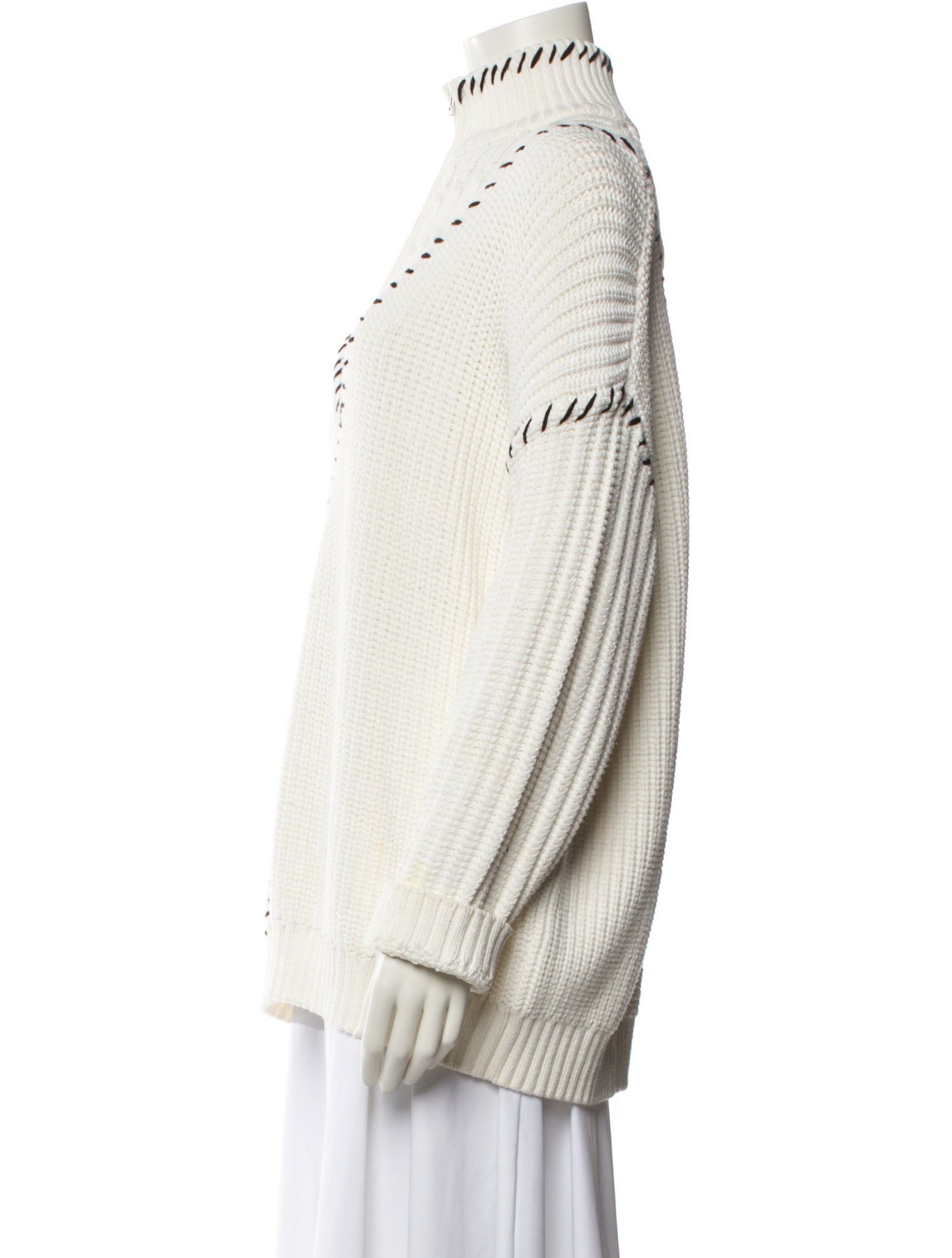 Staud Mock Neck Sweater