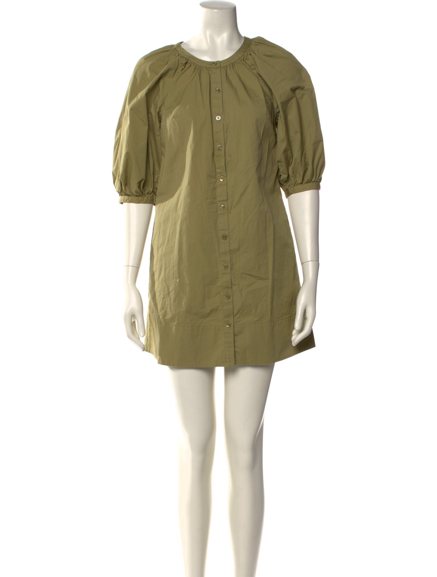 Staud Crew Neck Mini Dress