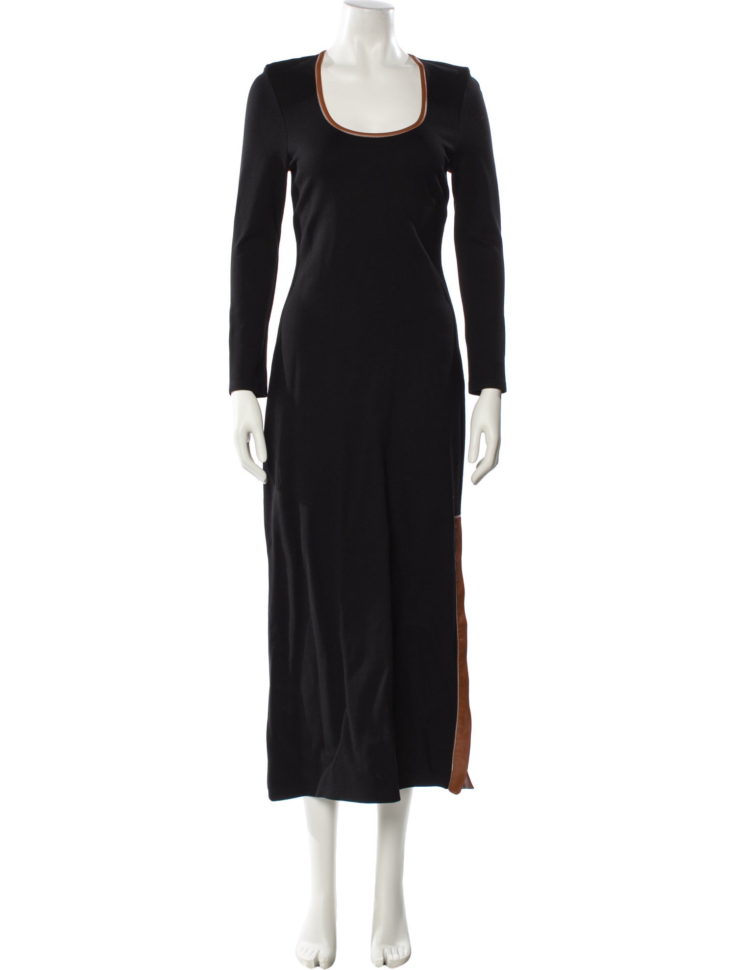 Staud Scoop Neck Long Dress