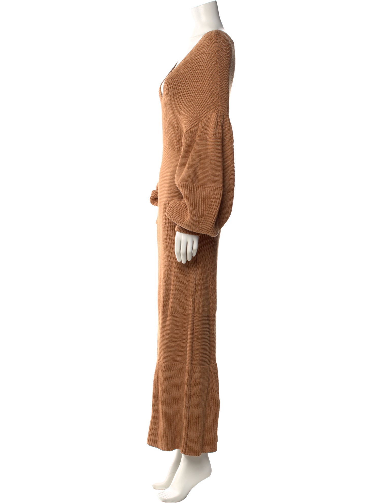 Staud V-Neck Long Dress w/ Tags