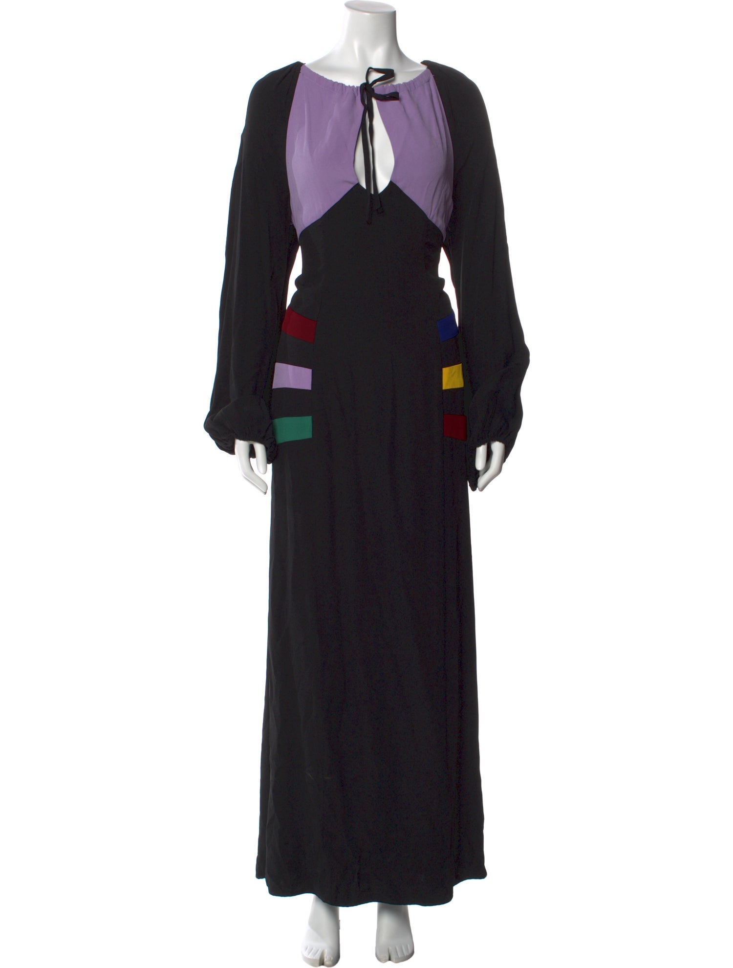 Staud Printed Long Dress