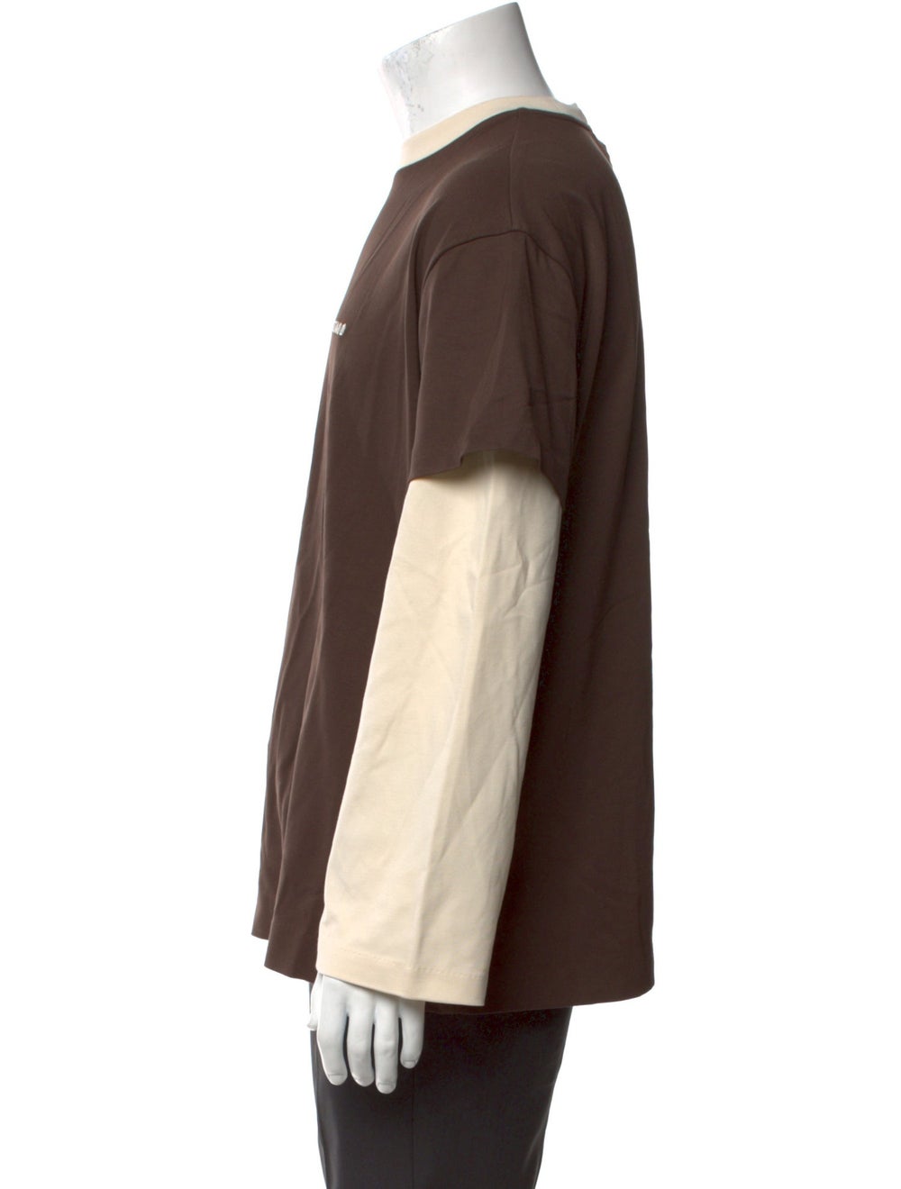 Staud Colorblock Pattern Crew Neck Pullover - image 2