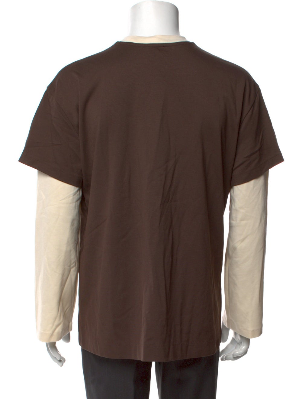 Staud Colorblock Pattern Crew Neck Pullover - image 3