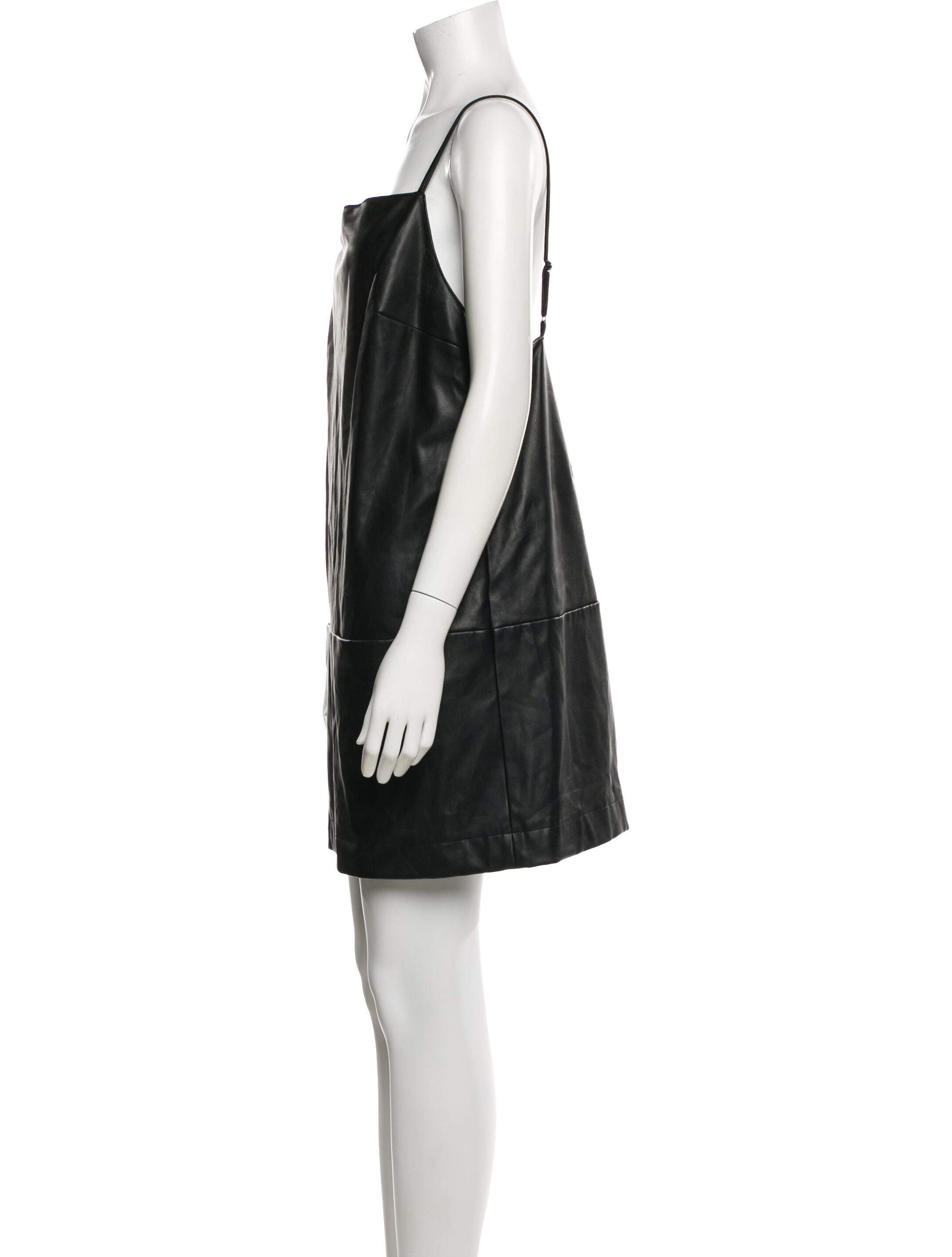 Staud Square Neckline Mini Dress