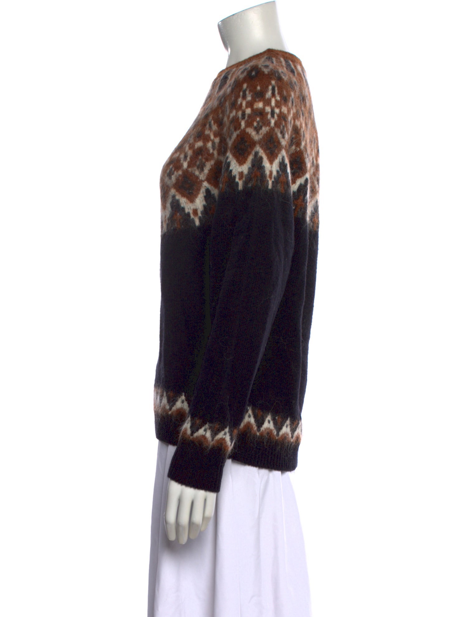 Staud Wool Printed Sweater