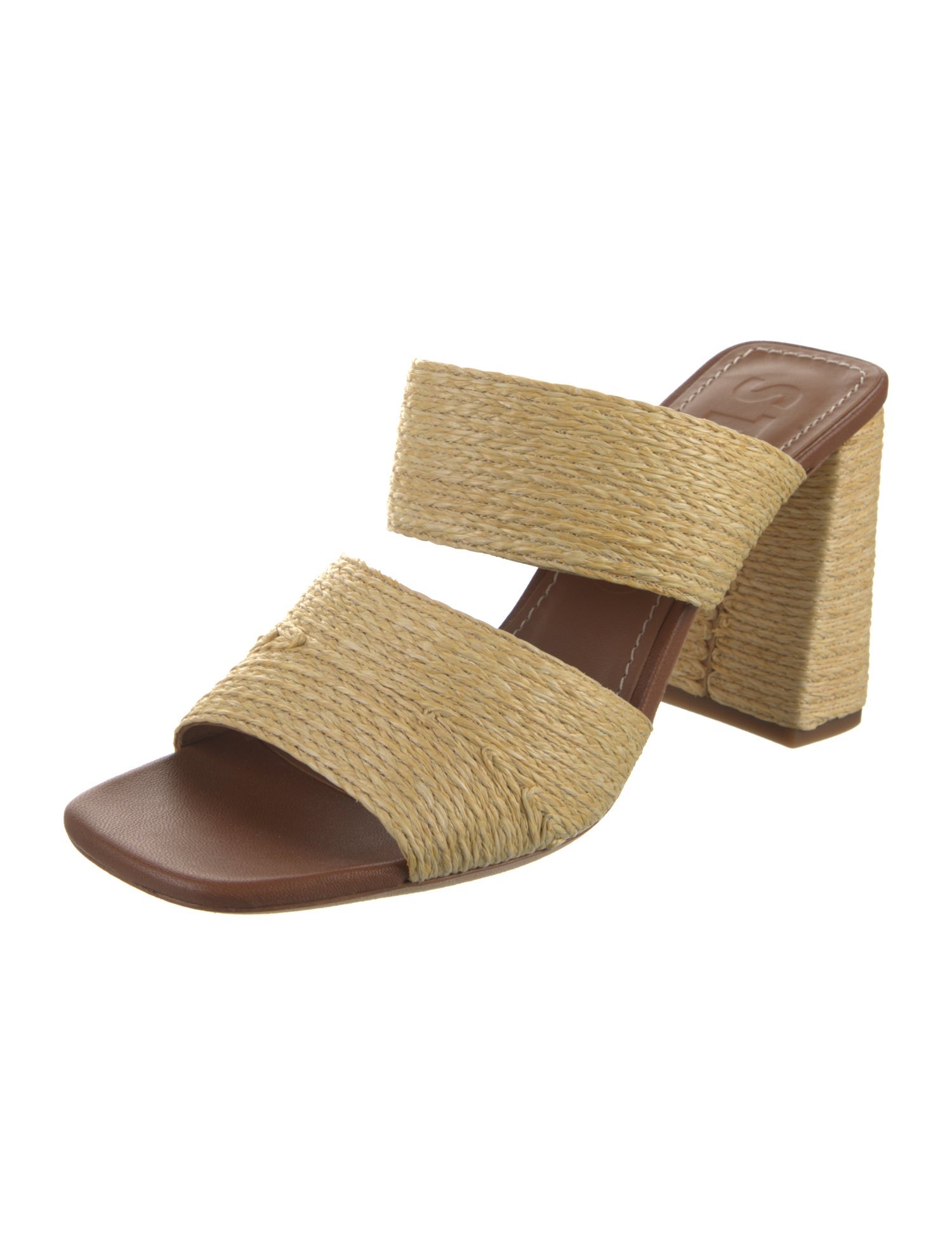Staud Raffia Slides