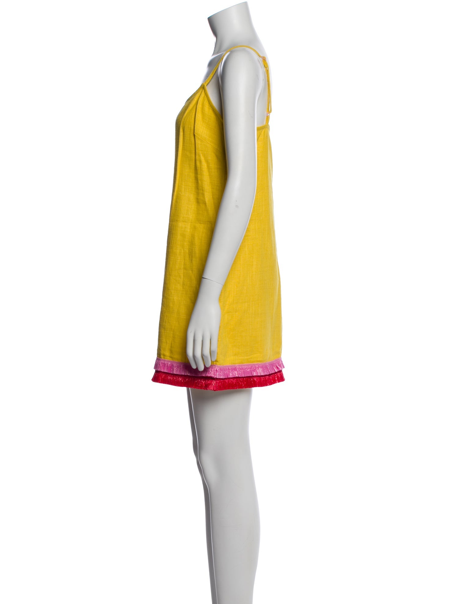 Staud Linen Mini Dress